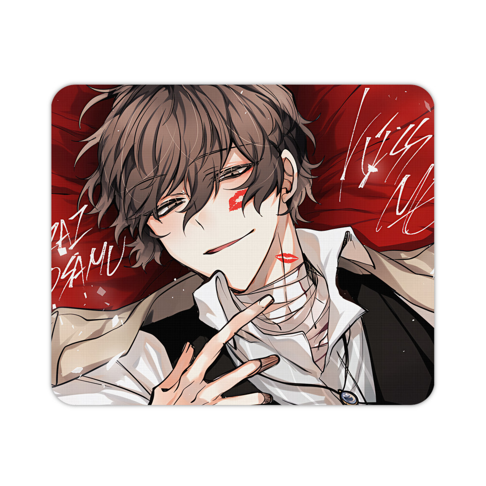（画像用） 文豪ストレイドッグス Bungo Stray Dogs マウスパッド ステッチ加工 ラバー素材 防水 滑り止め 超薄型 ゲーミング/オフィス対応