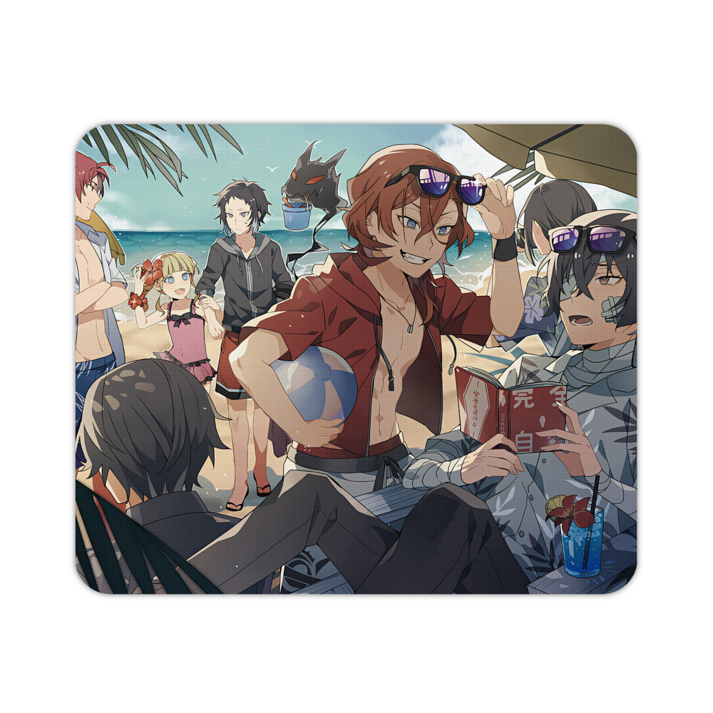（画像用） 文豪ストレイドッグス Bungo Stray Dogs マウスパッド ステッチ加工 ラバー素材 防水 滑り止め 超薄型 ゲーミング/オフィス対応