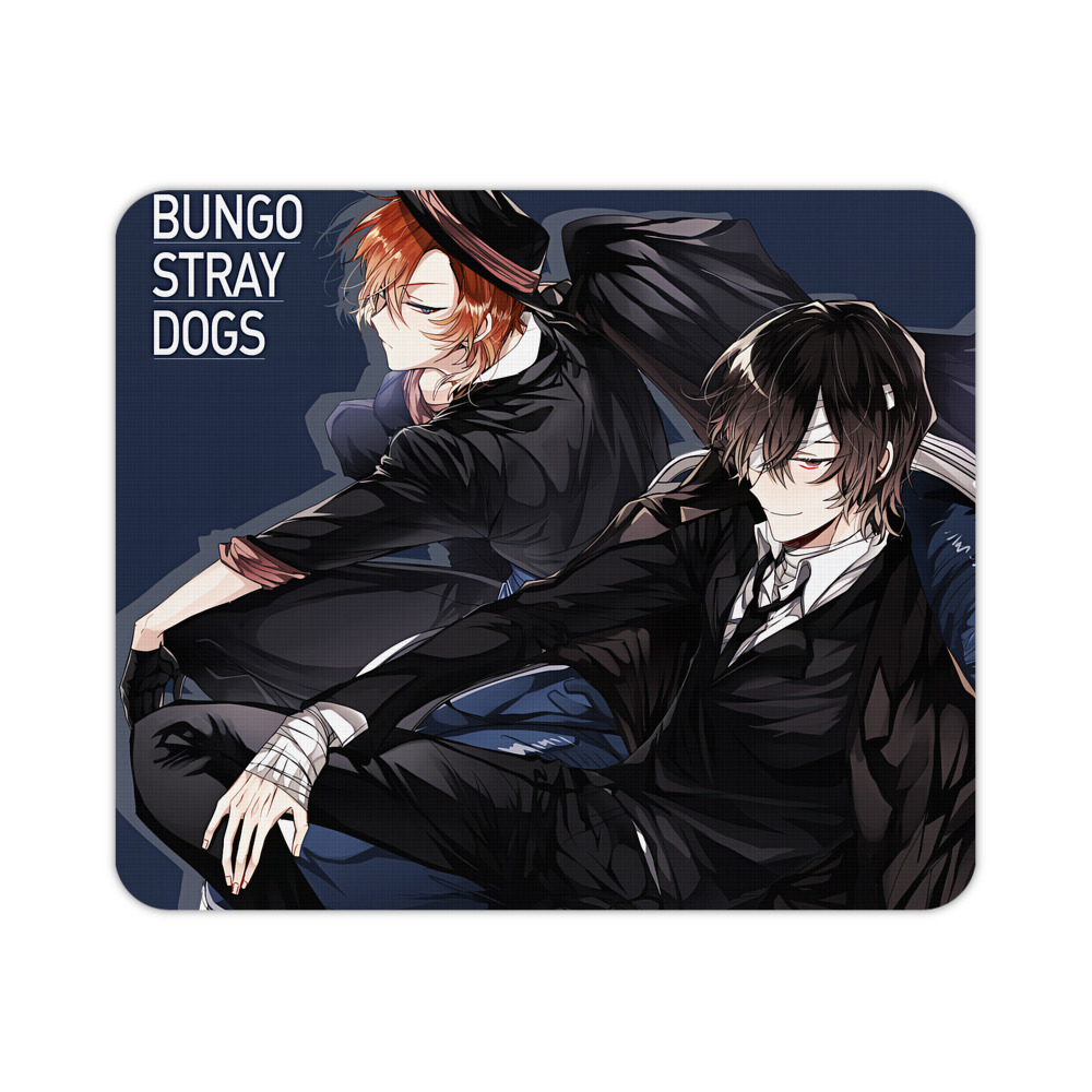 （画像用） 文豪ストレイドッグス Bungo Stray Dogs マウスパッド ステッチ加工 ラバー素材 防水 滑り止め 超薄型 ゲーミング/オフィス対応