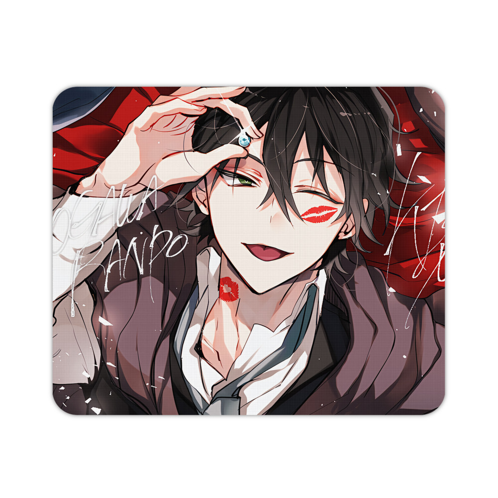 （画像用） 文豪ストレイドッグス Bungo Stray Dogs マウスパッド ステッチ加工 ラバー素材 防水 滑り止め 超薄型 ゲーミング/オフィス対応