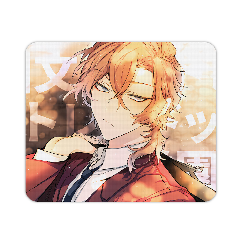 （画像用） 文豪ストレイドッグス Bungo Stray Dogs マウスパッド ステッチ加工 ラバー素材 防水 滑り止め 超薄型 ゲーミング/オフィス対応
