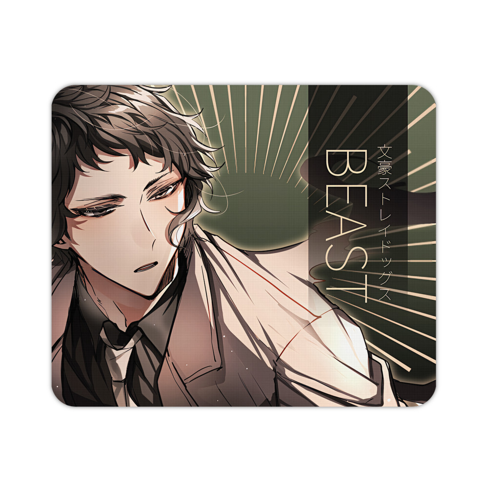 （画像用） 文豪ストレイドッグス Bungo Stray Dogs マウスパッド ステッチ加工 ラバー素材 防水 滑り止め 超薄型 ゲーミング/オフィス対応