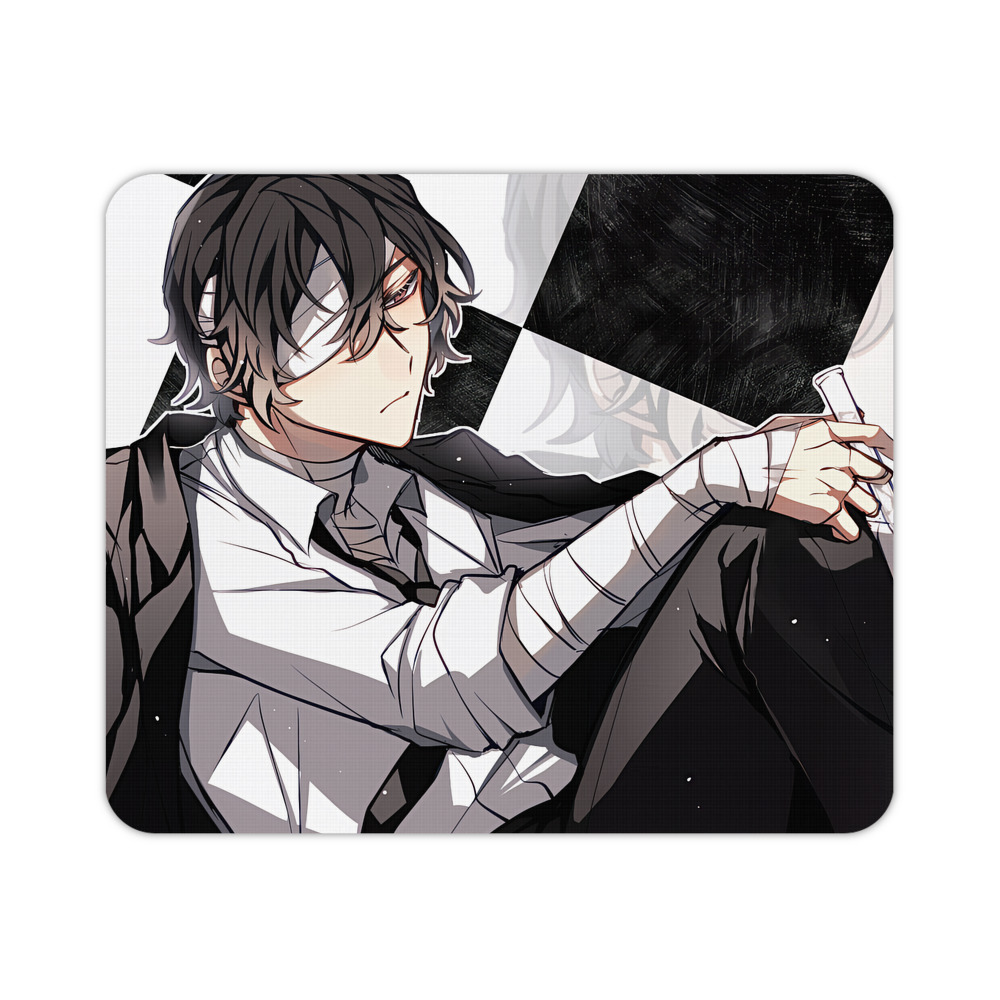 （画像用） 文豪ストレイドッグス Bungo Stray Dogs マウスパッド ステッチ加工 ラバー素材 防水 滑り止め 超薄型 ゲーミング/オフィス対応