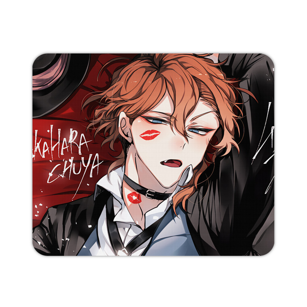（画像用） 文豪ストレイドッグス Bungo Stray Dogs マウスパッド ステッチ加工 ラバー素材 防水 滑り止め 超薄型 ゲーミング/オフィス対応