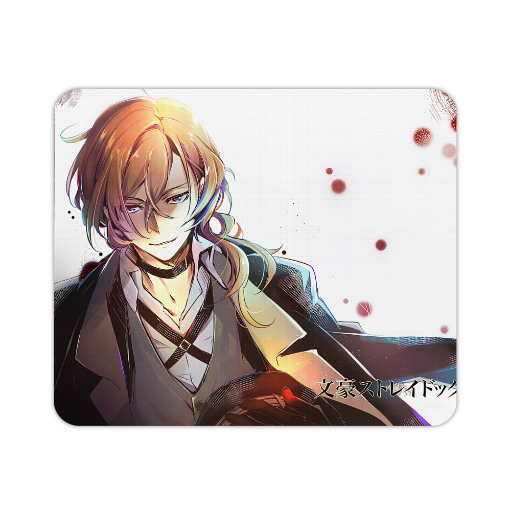 （画像用） 文豪ストレイドッグス Bungo Stray Dogs マウスパッド ステッチ加工 ラバー素材 防水 滑り止め 超薄型 ゲーミング/オフィス対応