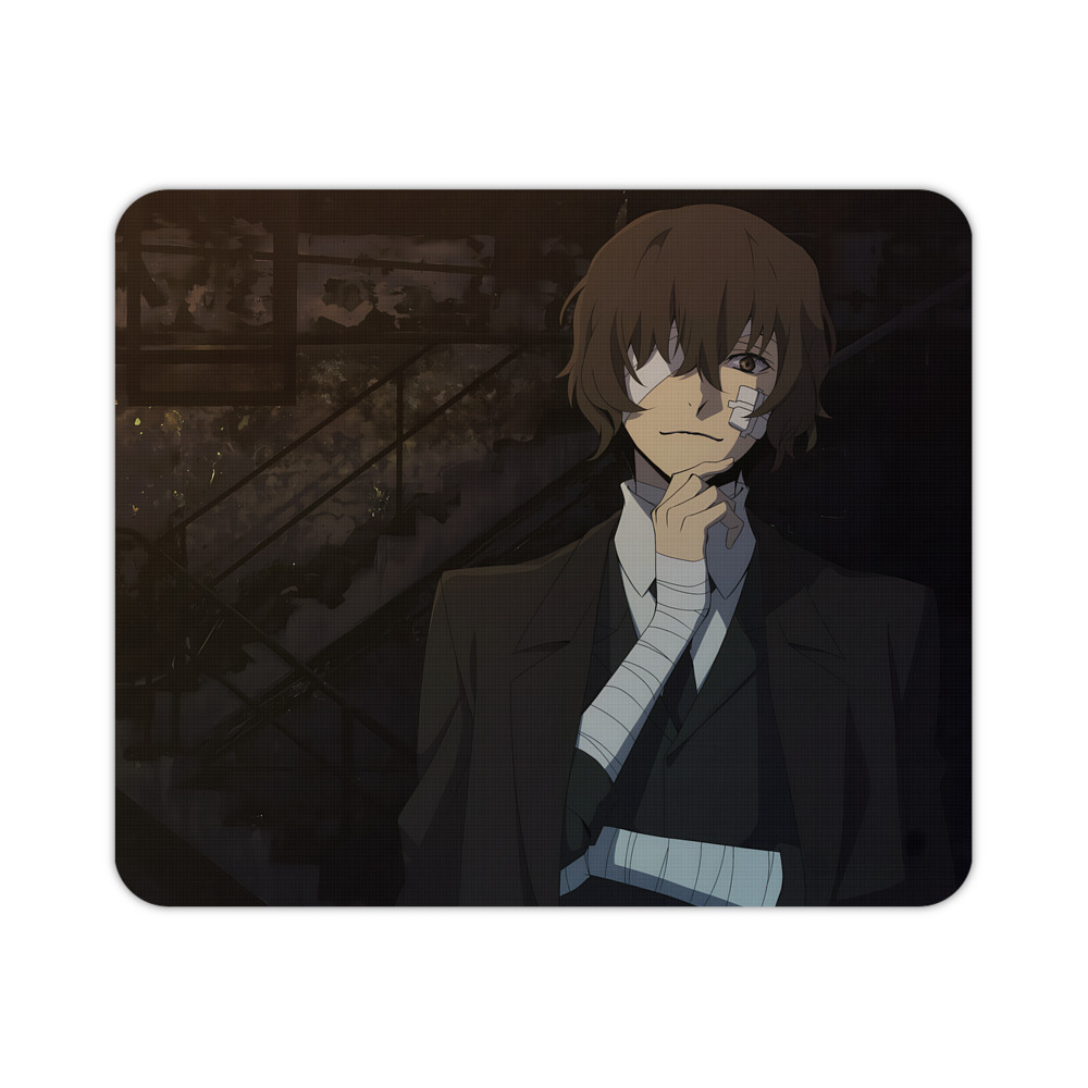 （画像用） 文豪ストレイドッグス Bungo Stray Dogs マウスパッド ステッチ加工 ラバー素材 防水 滑り止め 超薄型 ゲーミング/オフィス対応