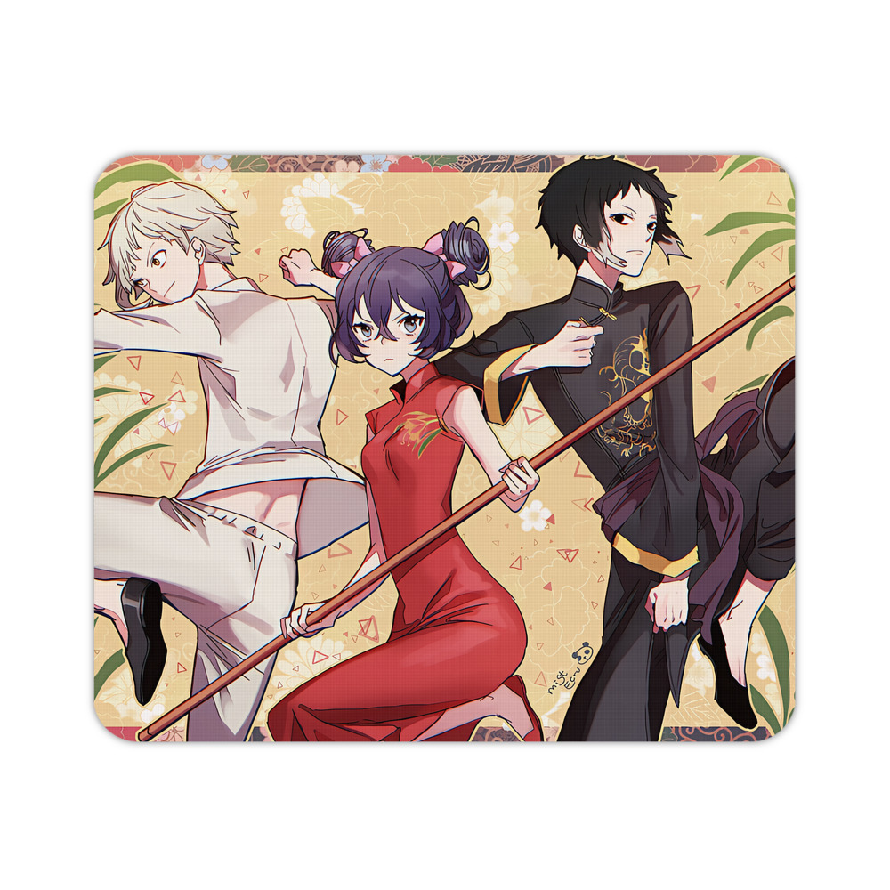 （画像用） 文豪ストレイドッグス Bungo Stray Dogs マウスパッド ステッチ加工 ラバー素材 防水 滑り止め 超薄型 ゲーミング/オフィス対応