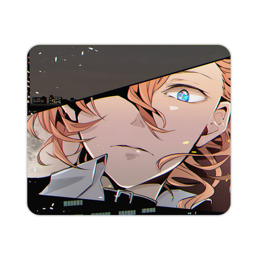 （画像用） 文豪ストレイドッグス Bungo Stray Dogs マウスパッド ステッチ加工 ラバー素材 防水 滑り止め 超薄型 ゲーミング/オフィス対応