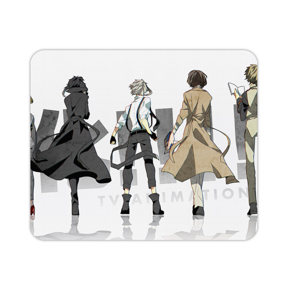 （画像用） 文豪ストレイドッグス Bungo Stray Dogs マウスパッド ステッチ加工 ラバー素材 防水 滑り止め 超薄型 ゲーミング/オフィス対応