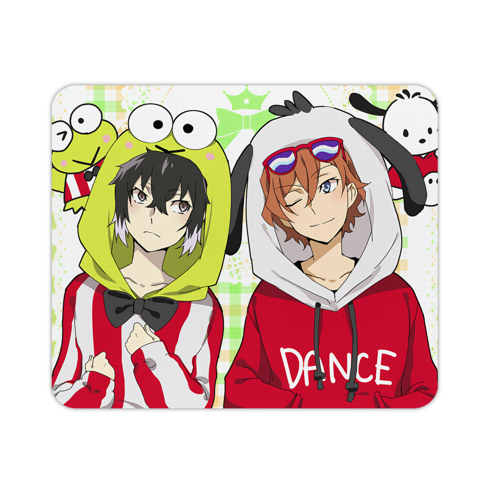 （画像用） 文豪ストレイドッグス Bungo Stray Dogs マウスパッド ステッチ加工 ラバー素材 防水 滑り止め 超薄型 ゲーミング/オフィス対応