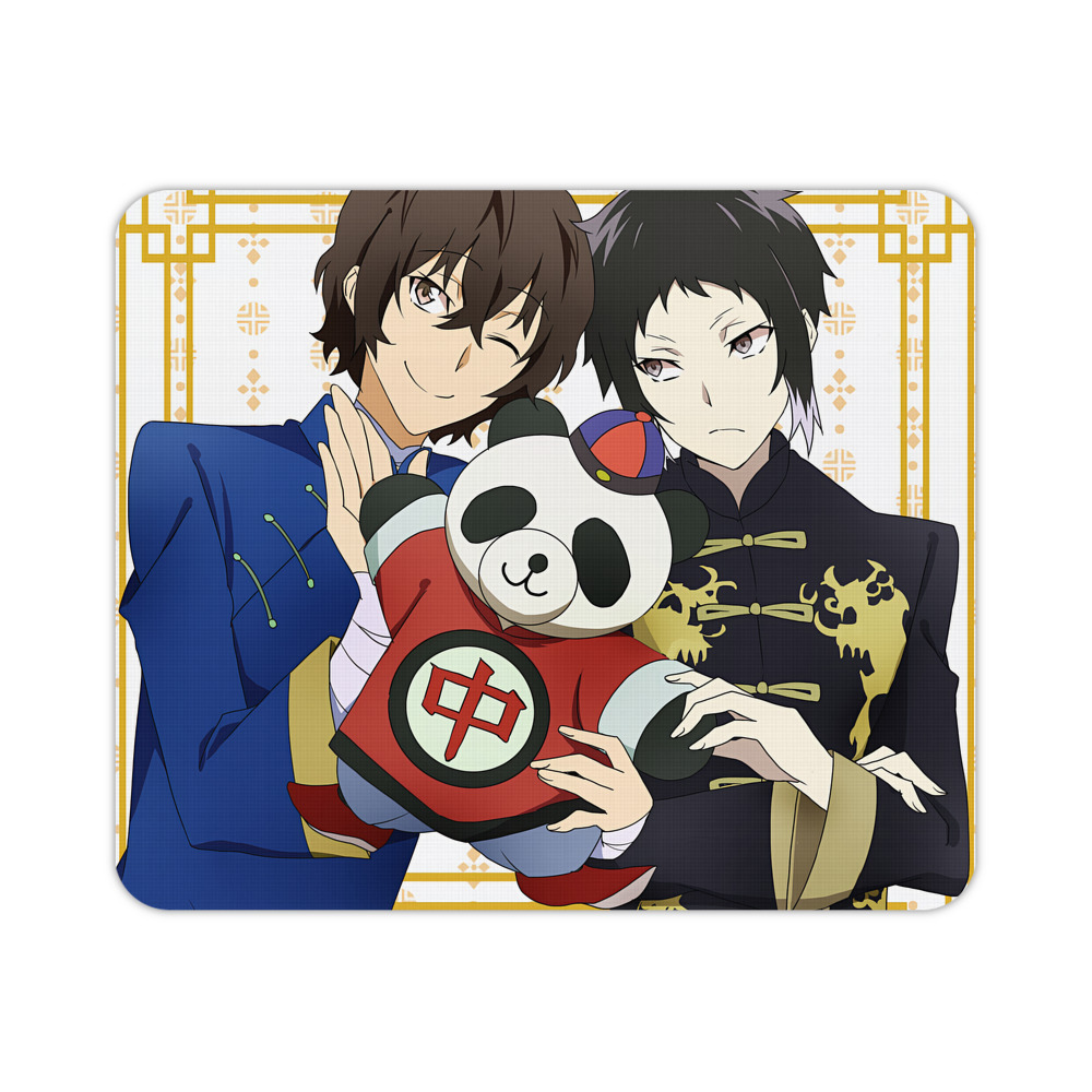 （画像用） 文豪ストレイドッグス Bungo Stray Dogs マウスパッド ステッチ加工 ラバー素材 防水 滑り止め 超薄型 ゲーミング/オフィス対応