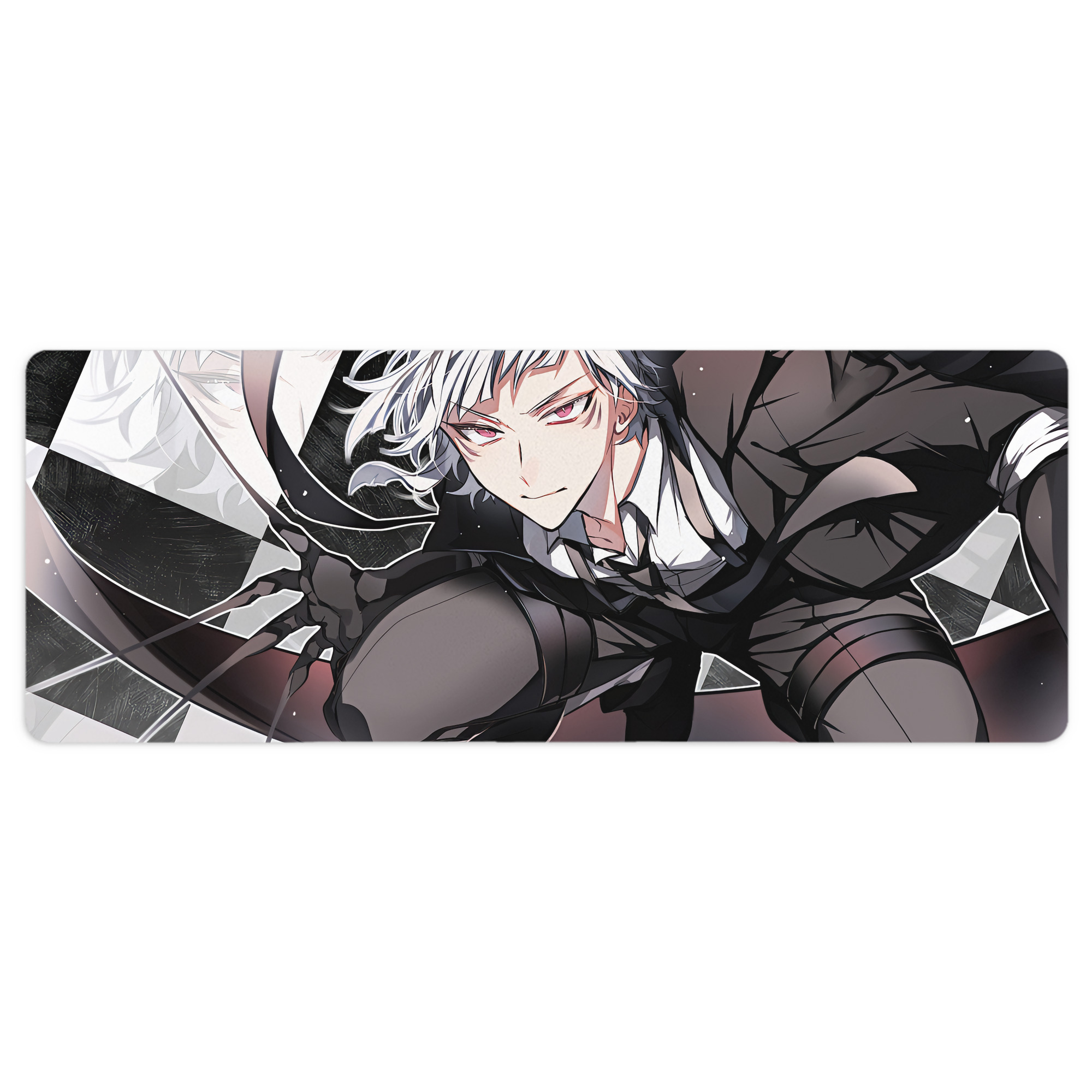（画像用） 文豪ストレイドッグス Bungo Stray Dogs ステッチ加工 大判デスクマット／滑り止めマウスパッド