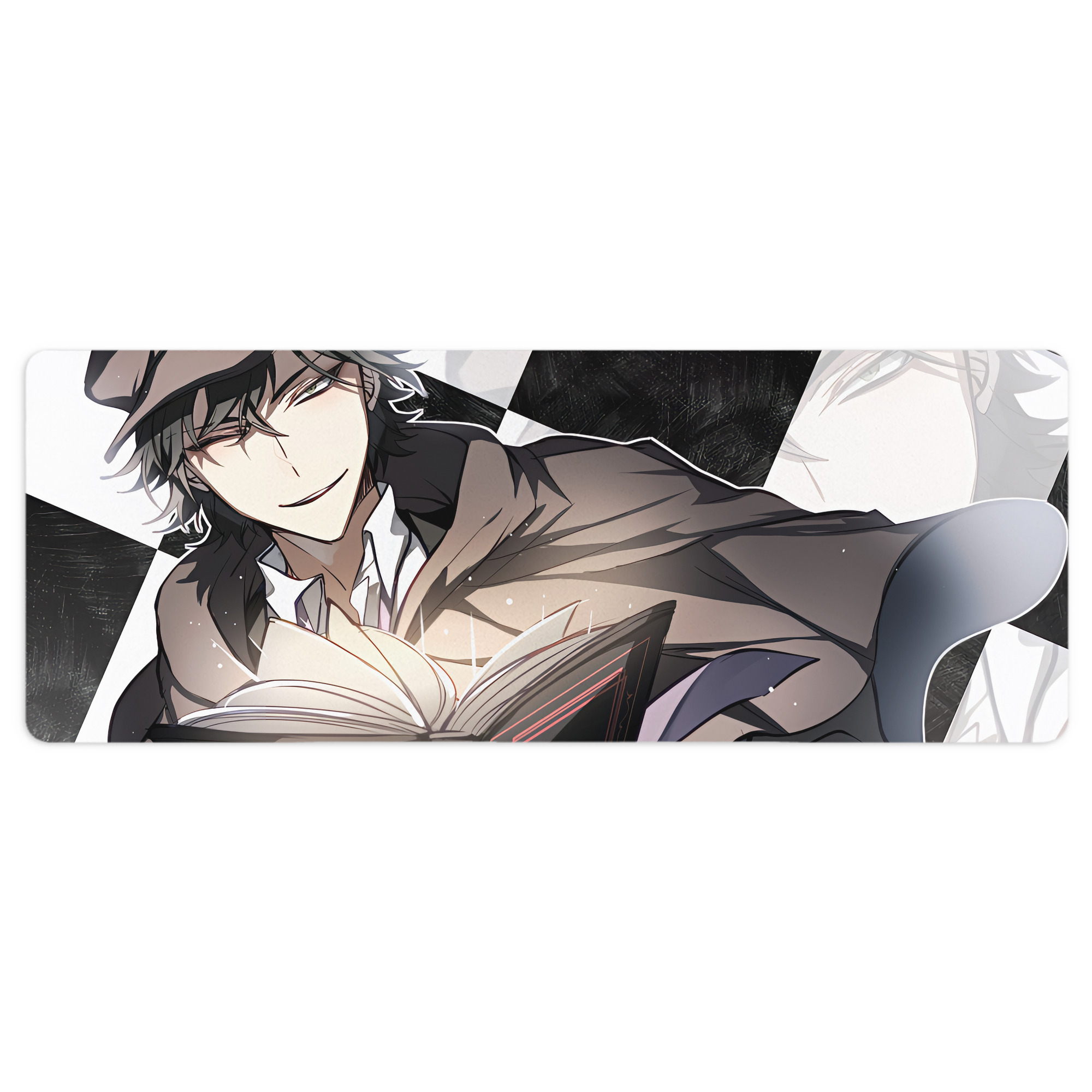 （画像用） 文豪ストレイドッグス Bungo Stray Dogs ステッチ加工 大判デスクマット／滑り止めマウスパッド