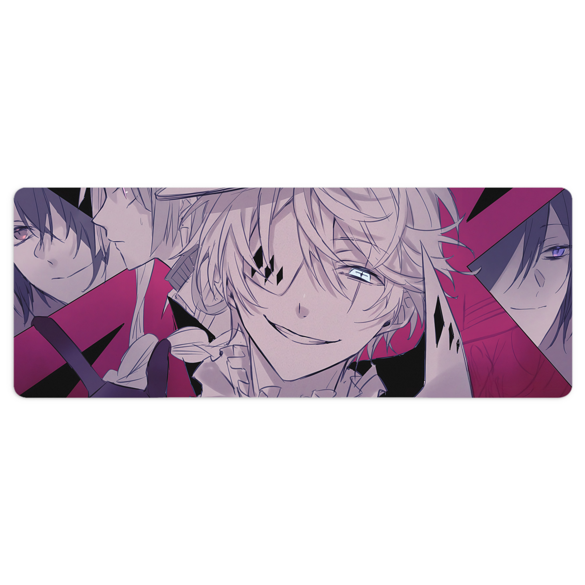 （画像用） 文豪ストレイドッグス Bungo Stray Dogs ステッチ加工 大判デスクマット／滑り止めマウスパッド