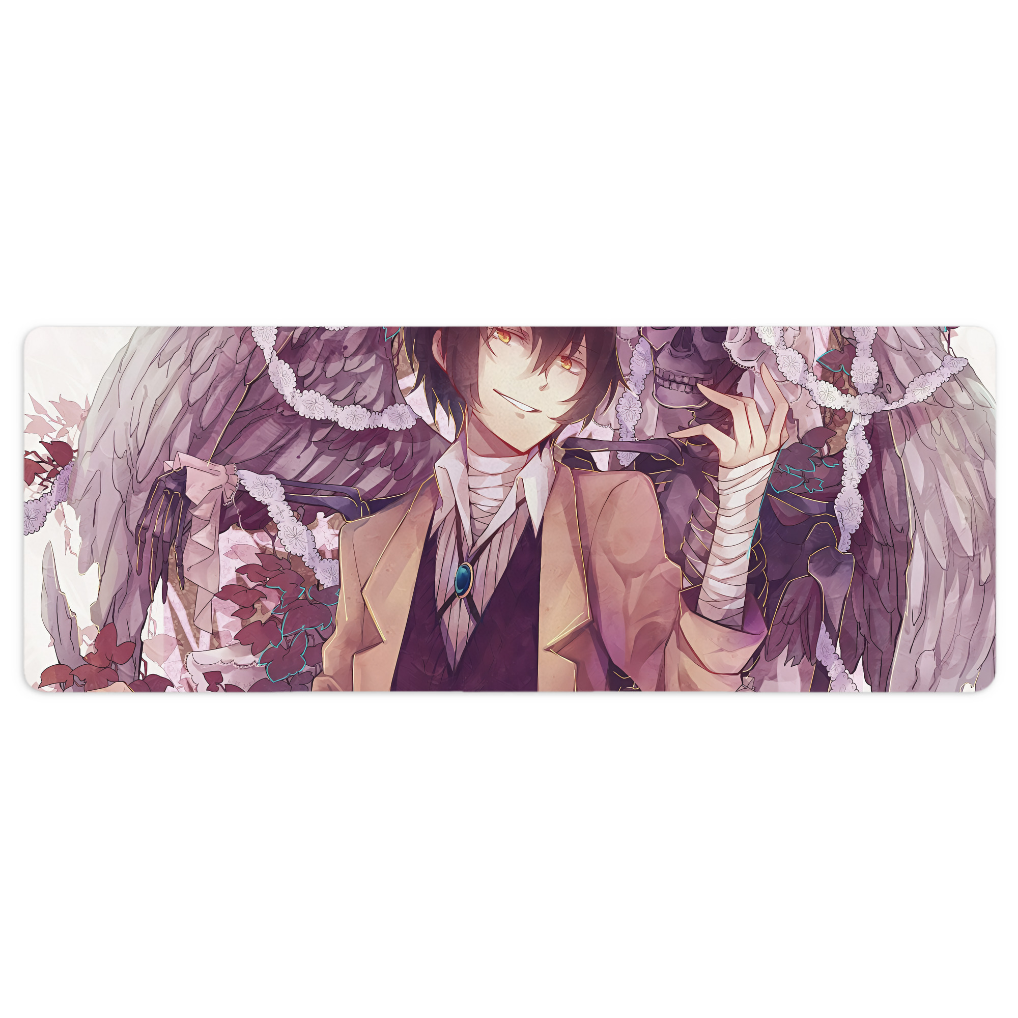 （画像用） 文豪ストレイドッグス Bungo Stray Dogs ステッチ加工 大判デスクマット／滑り止めマウスパッド