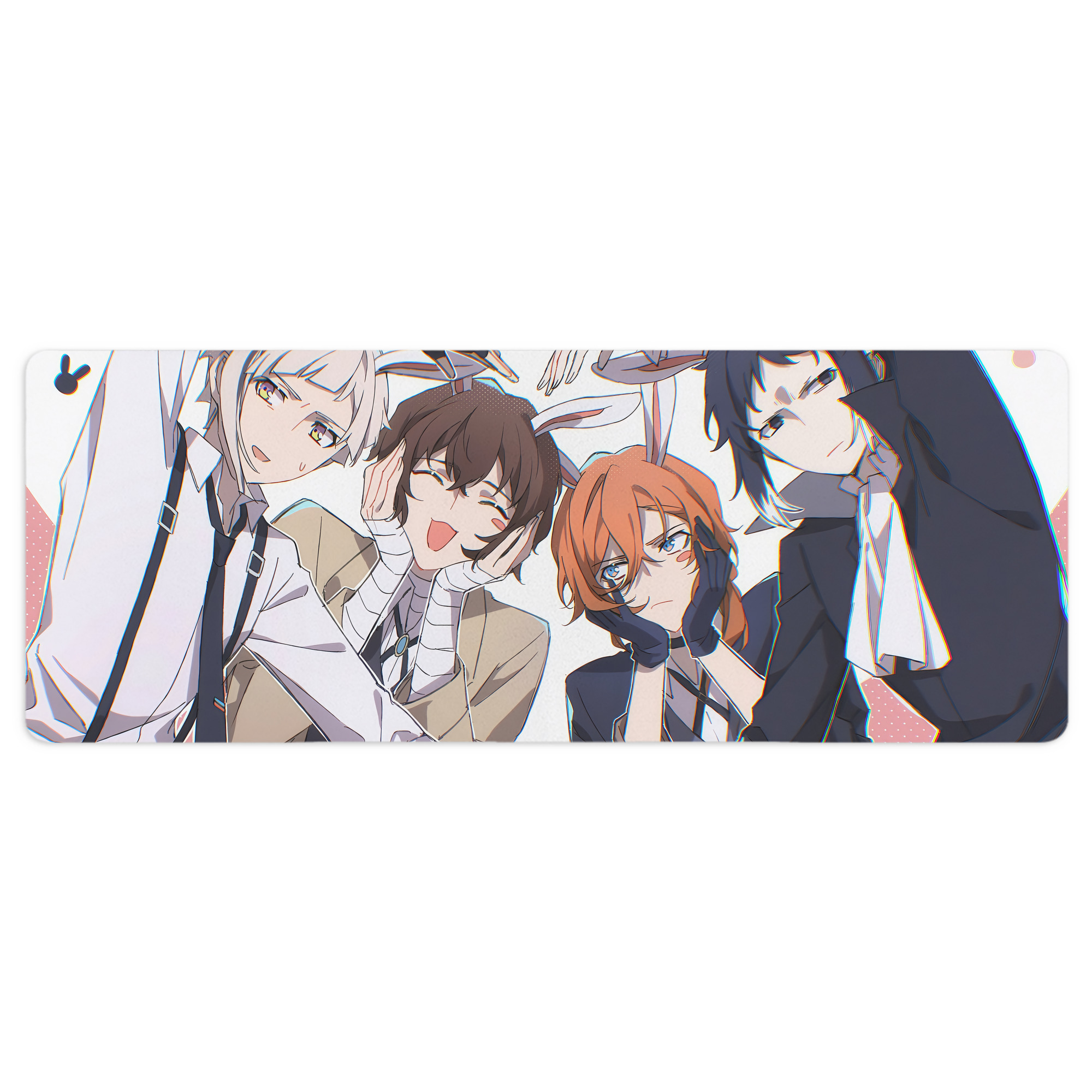 （画像用） 文豪ストレイドッグス Bungo Stray Dogs ステッチ加工 大判デスクマット／滑り止めマウスパッド