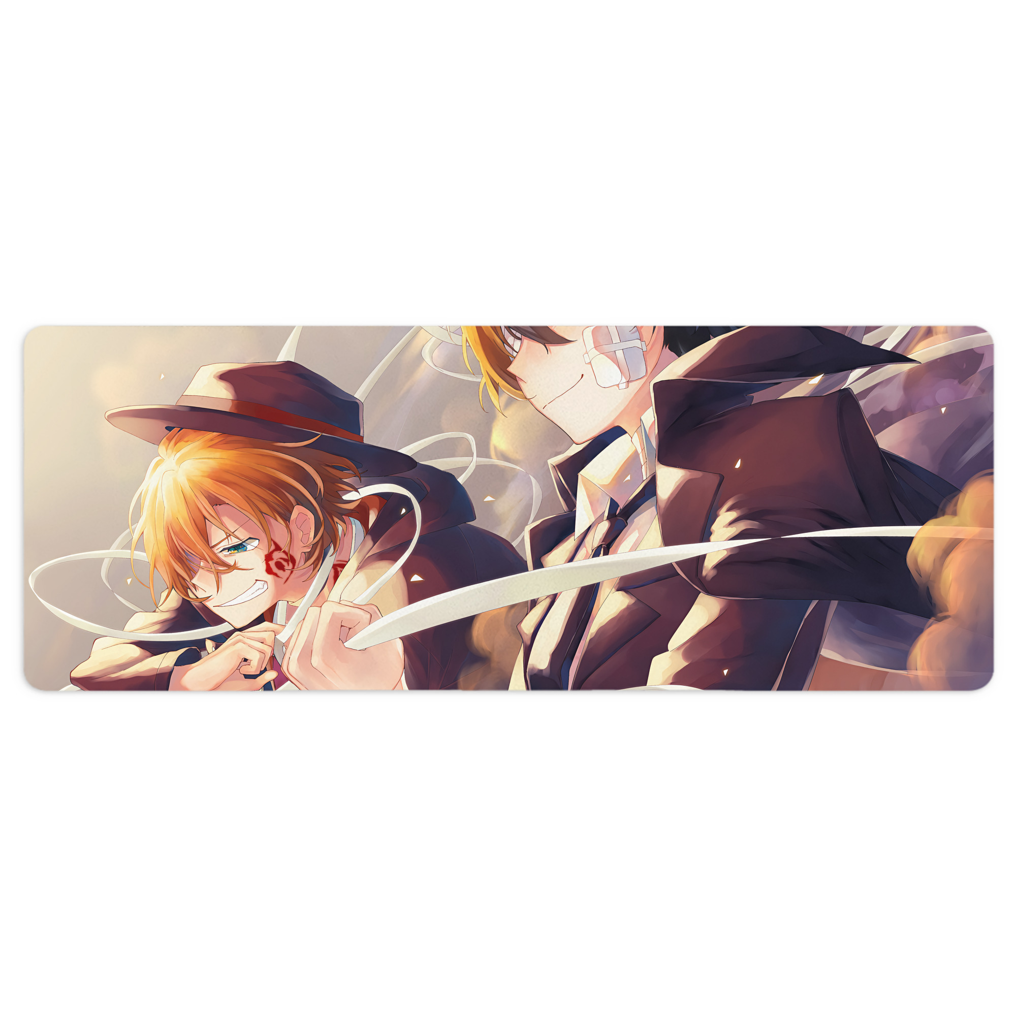 （画像用） 文豪ストレイドッグス Bungo Stray Dogs ステッチ加工 大判デスクマット／滑り止めマウスパッド