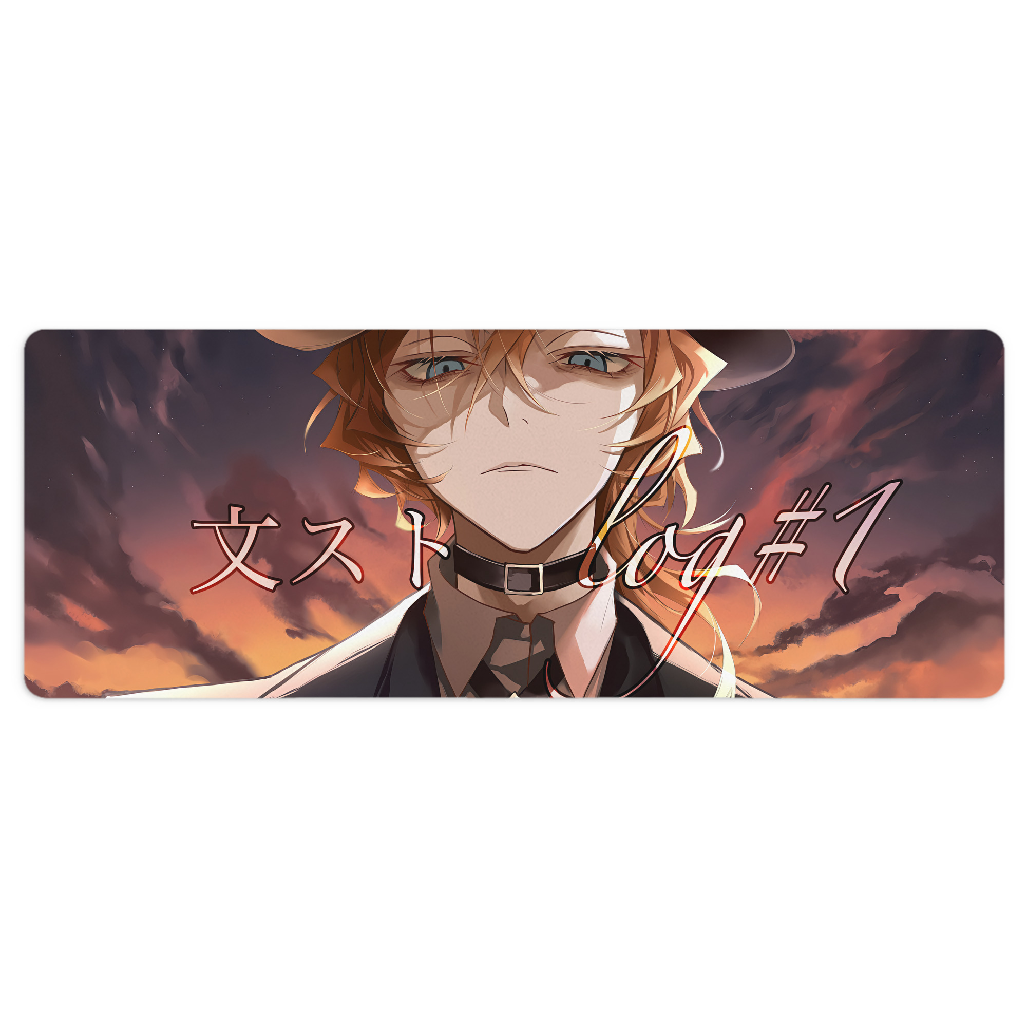 （画像用） 文豪ストレイドッグス Bungo Stray Dogs ステッチ加工 大判デスクマット／滑り止めマウスパッド
