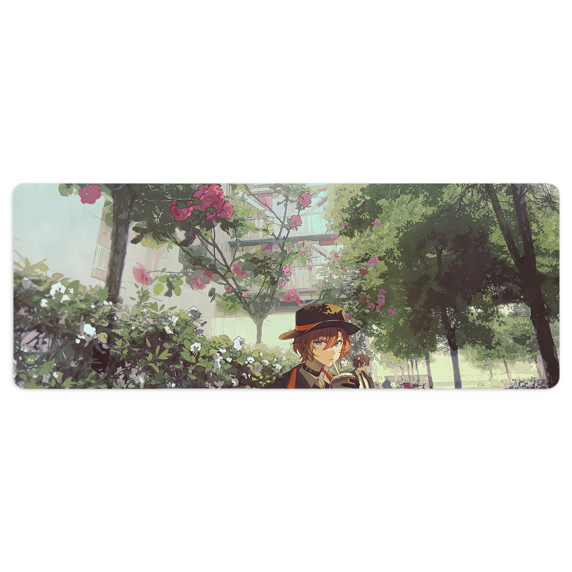（画像用） 文豪ストレイドッグス Bungo Stray Dogs ステッチ加工 大判デスクマット／滑り止めマウスパッド