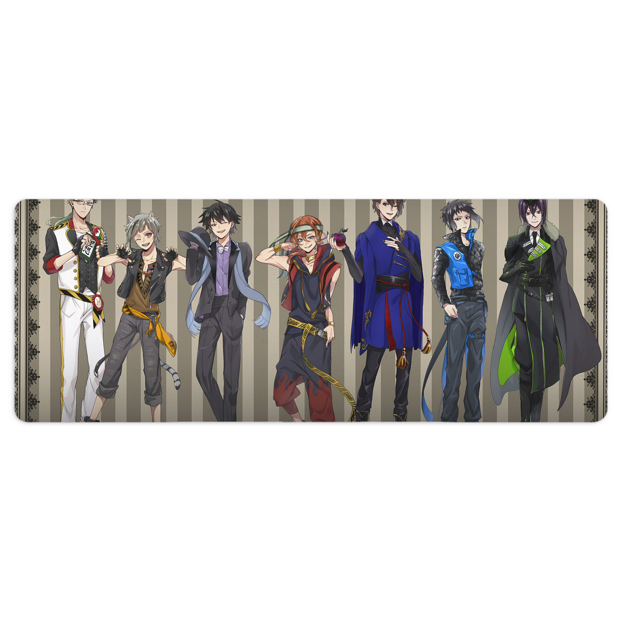 （画像用） 文豪ストレイドッグス Bungo Stray Dogs ステッチ加工 大判デスクマット／滑り止めマウスパッド