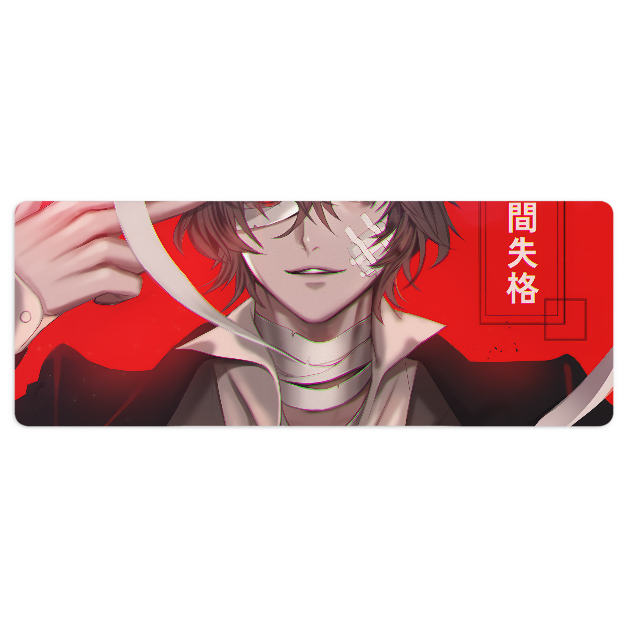 （画像用） 文豪ストレイドッグス Bungo Stray Dogs ステッチ加工 大判デスクマット／滑り止めマウスパッド