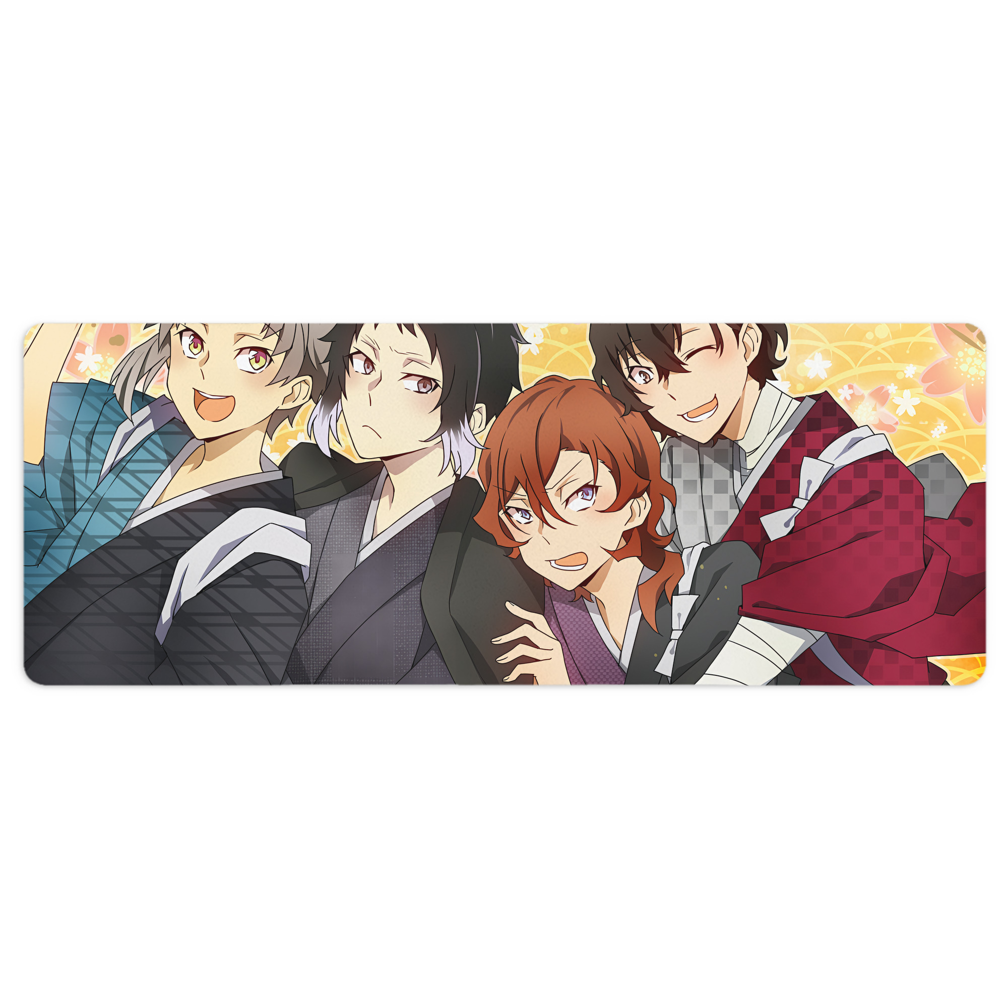 （画像用） 文豪ストレイドッグス Bungo Stray Dogs ステッチ加工 大判デスクマット／滑り止めマウスパッド