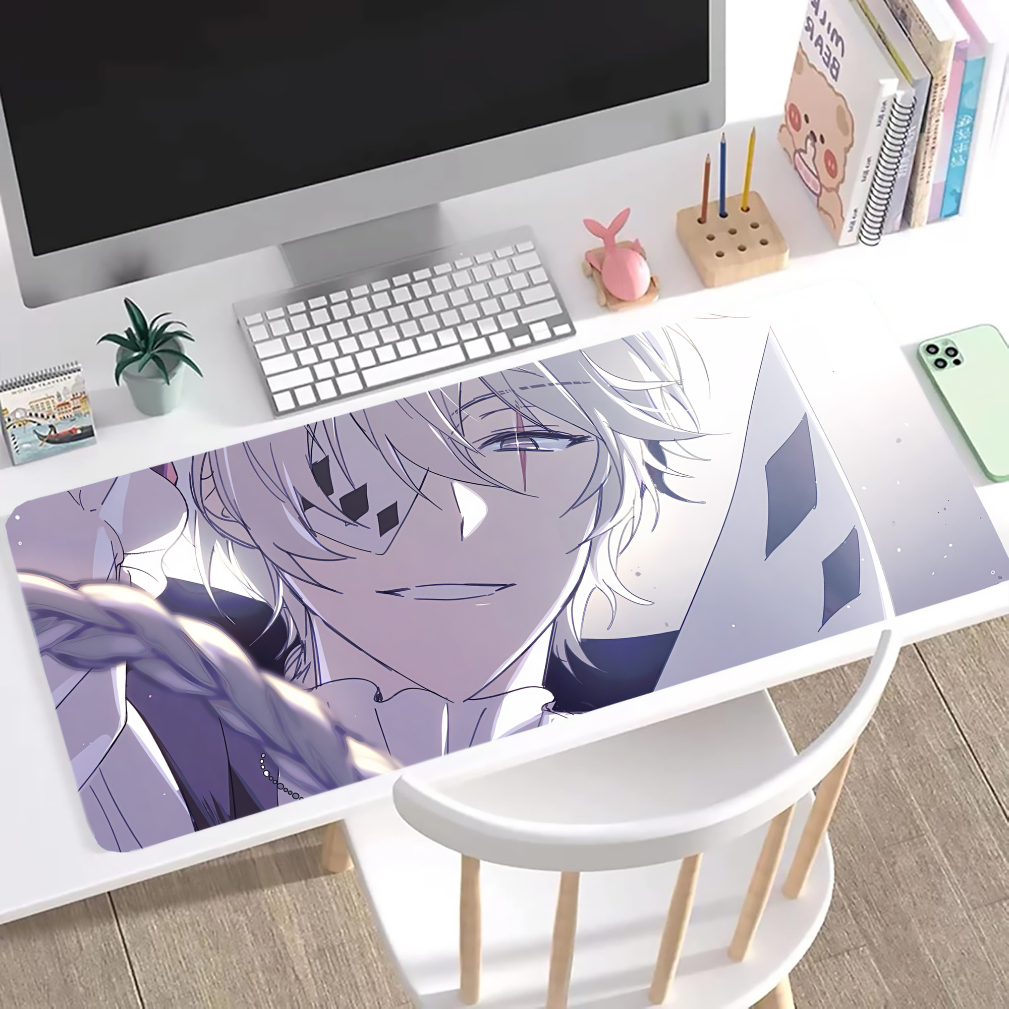 （画像用） 文豪ストレイドッグス Bungo Stray Dogs ステッチ加工 大判デスクマット／滑り止めマウスパッド