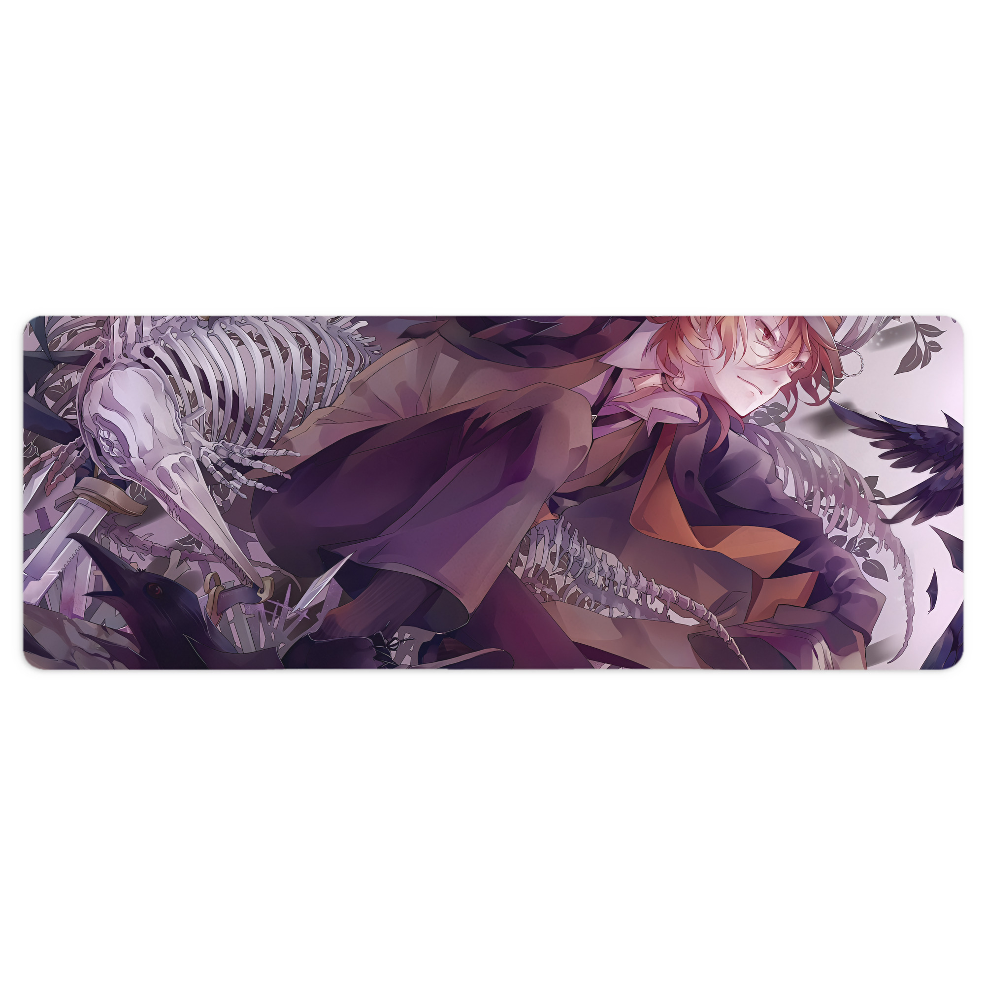 （画像用） 文豪ストレイドッグス Bungo Stray Dogs ステッチ加工 大判デスクマット／滑り止めマウスパッド