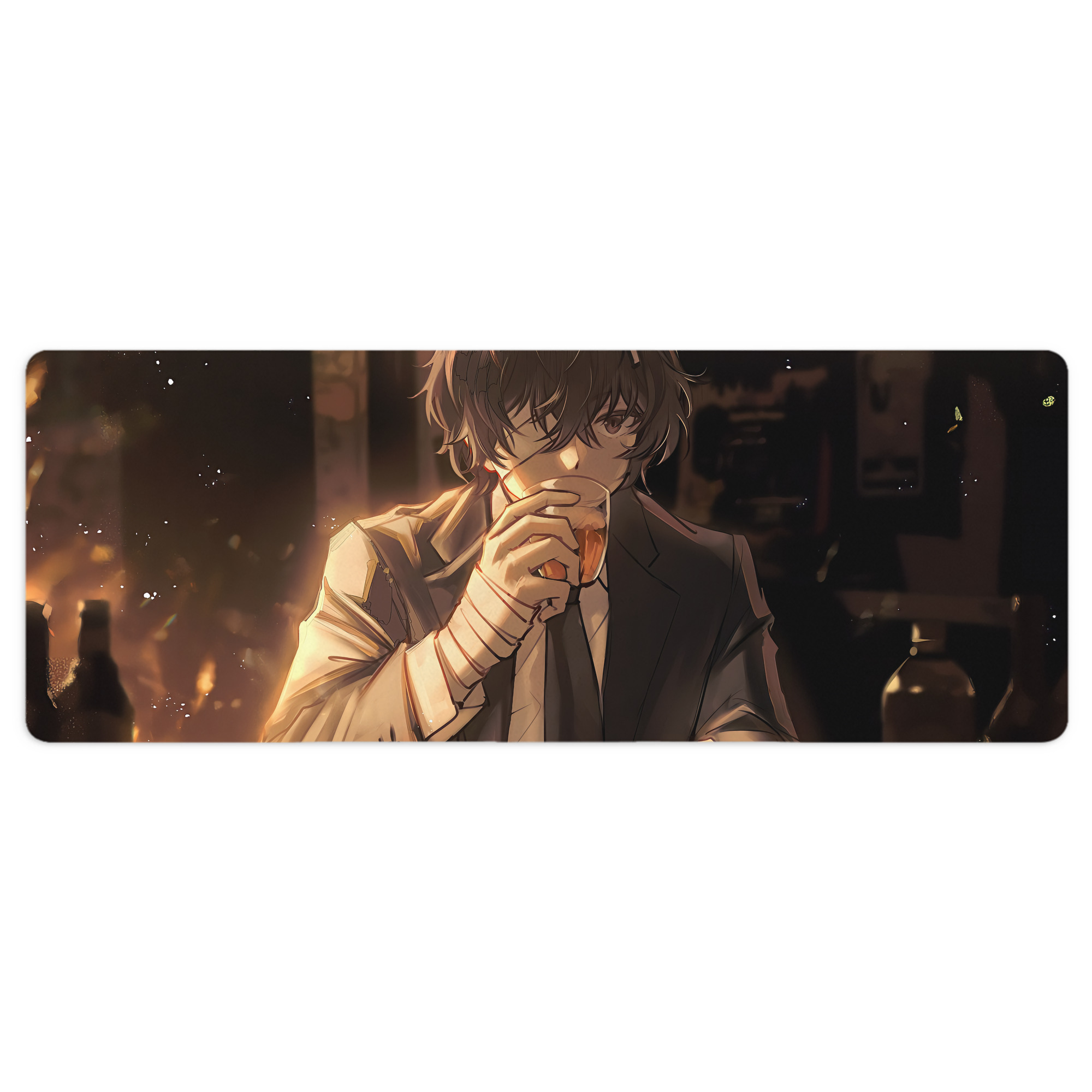 （画像用） 文豪ストレイドッグス Bungo Stray Dogs ステッチ加工 大判デスクマット／滑り止めマウスパッド