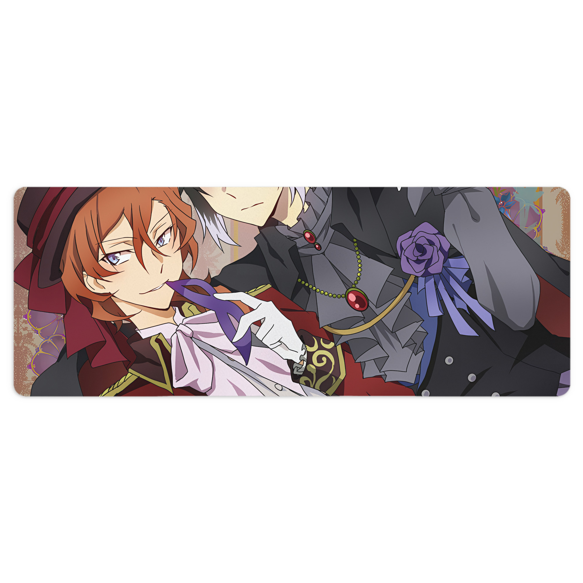 （画像用） 文豪ストレイドッグス Bungo Stray Dogs ステッチ加工 大判デスクマット／滑り止めマウスパッド