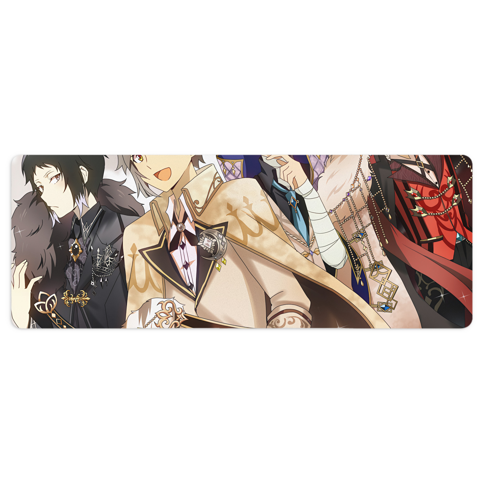 （画像用） 文豪ストレイドッグス Bungo Stray Dogs ステッチ加工 大判デスクマット／滑り止めマウスパッド