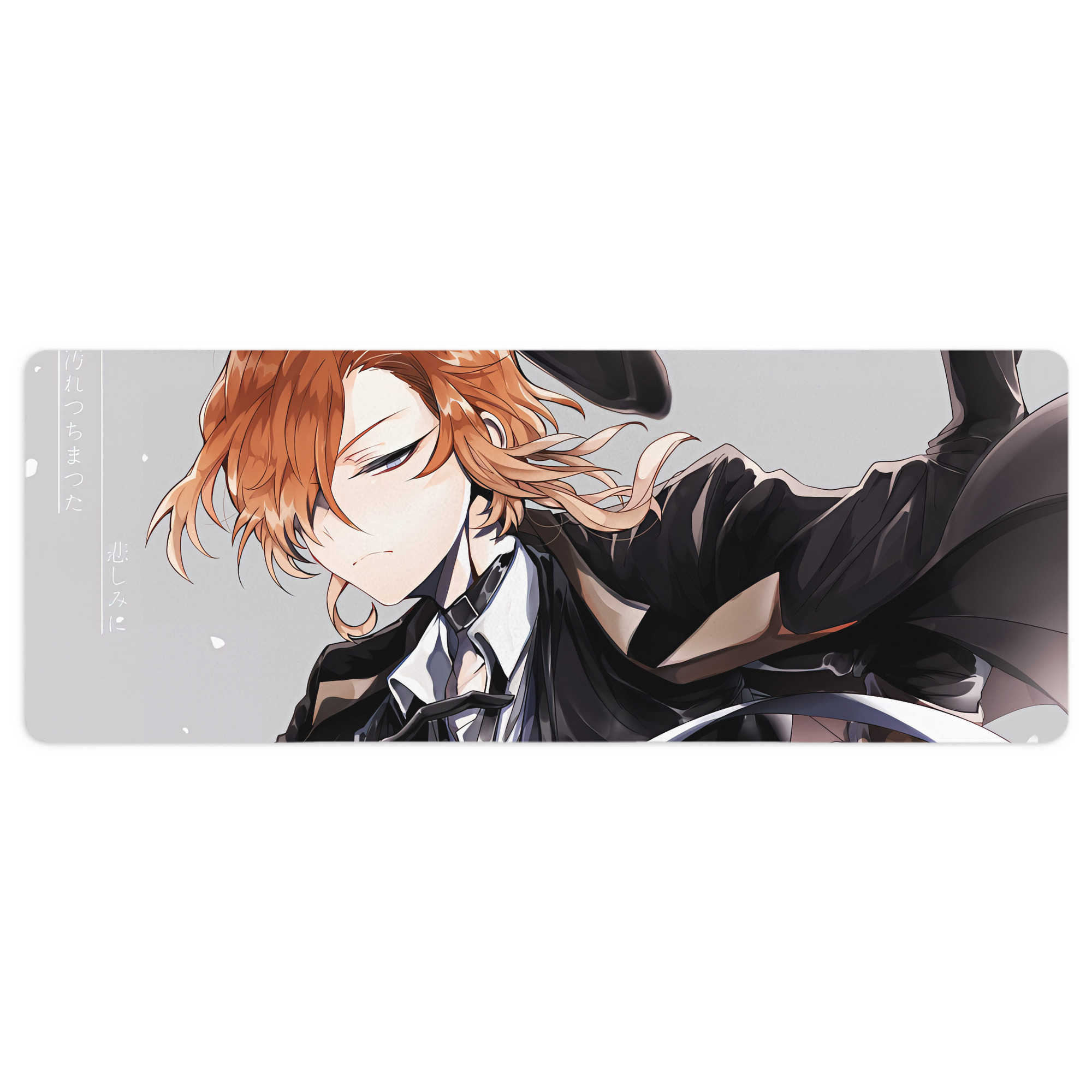 （画像用） 文豪ストレイドッグス Bungo Stray Dogs ステッチ加工 大判デスクマット／滑り止めマウスパッド