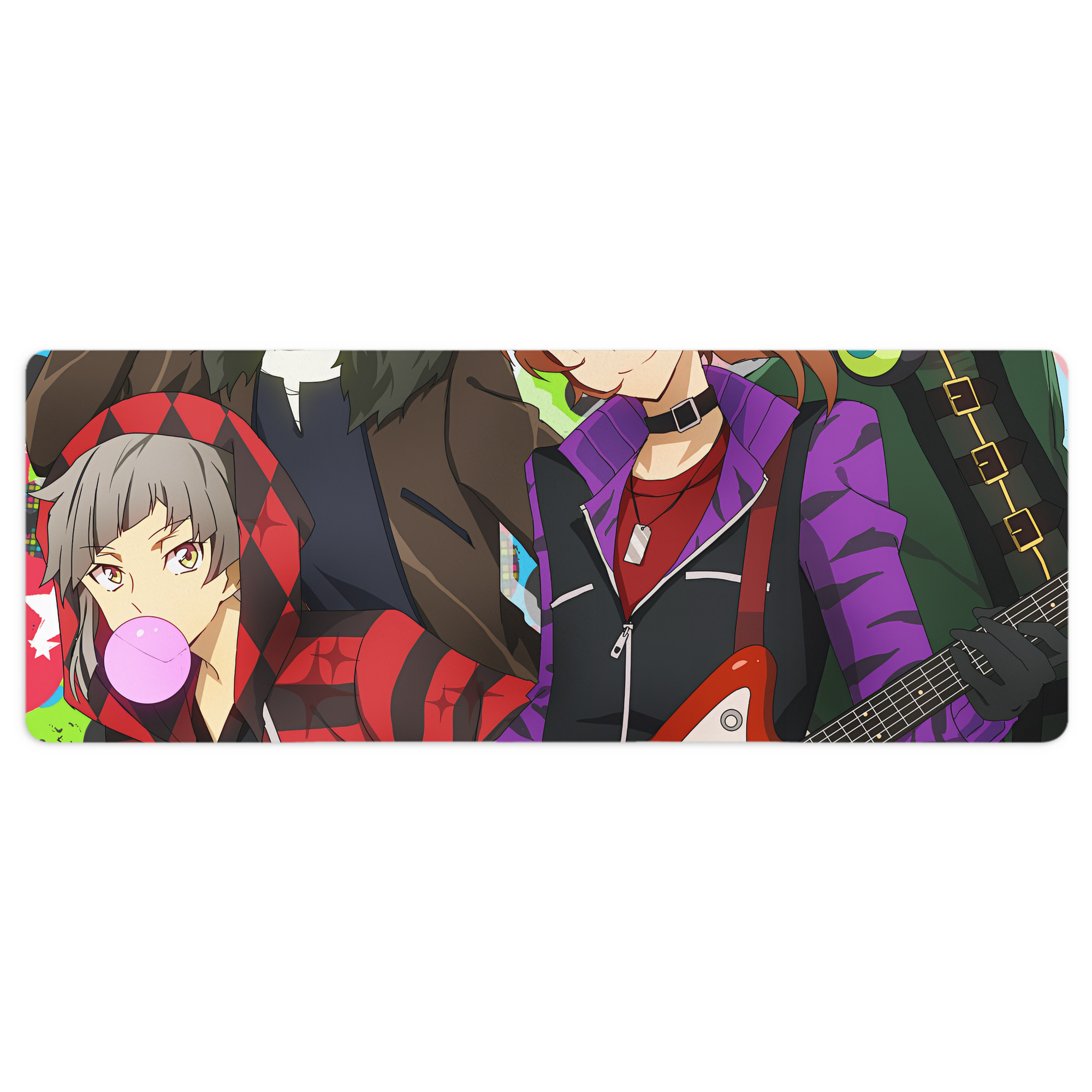 （画像用） 文豪ストレイドッグス Bungo Stray Dogs ステッチ加工 大判デスクマット／滑り止めマウスパッド