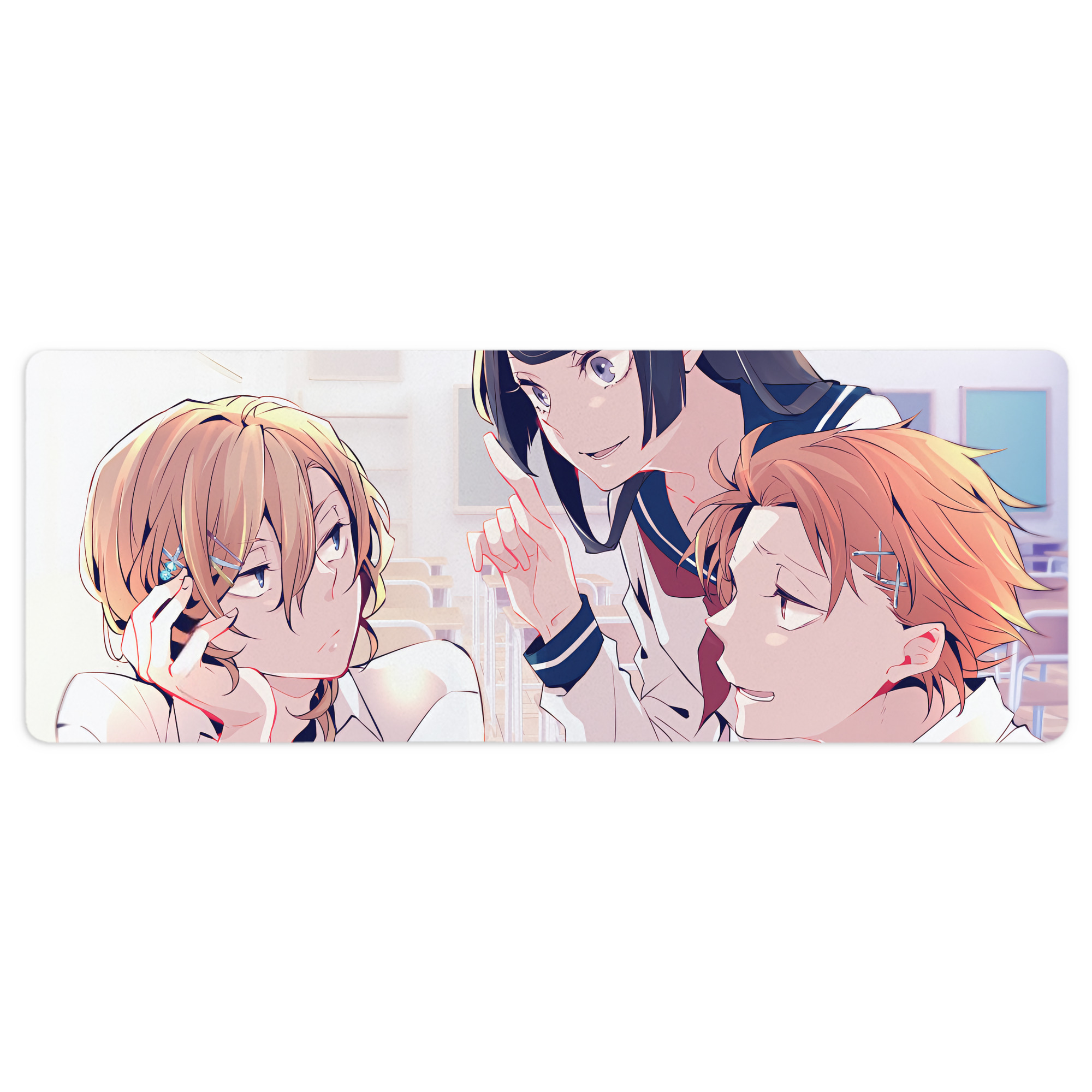 （画像用） 文豪ストレイドッグス Bungo Stray Dogs ステッチ加工 大判デスクマット／滑り止めマウスパッド