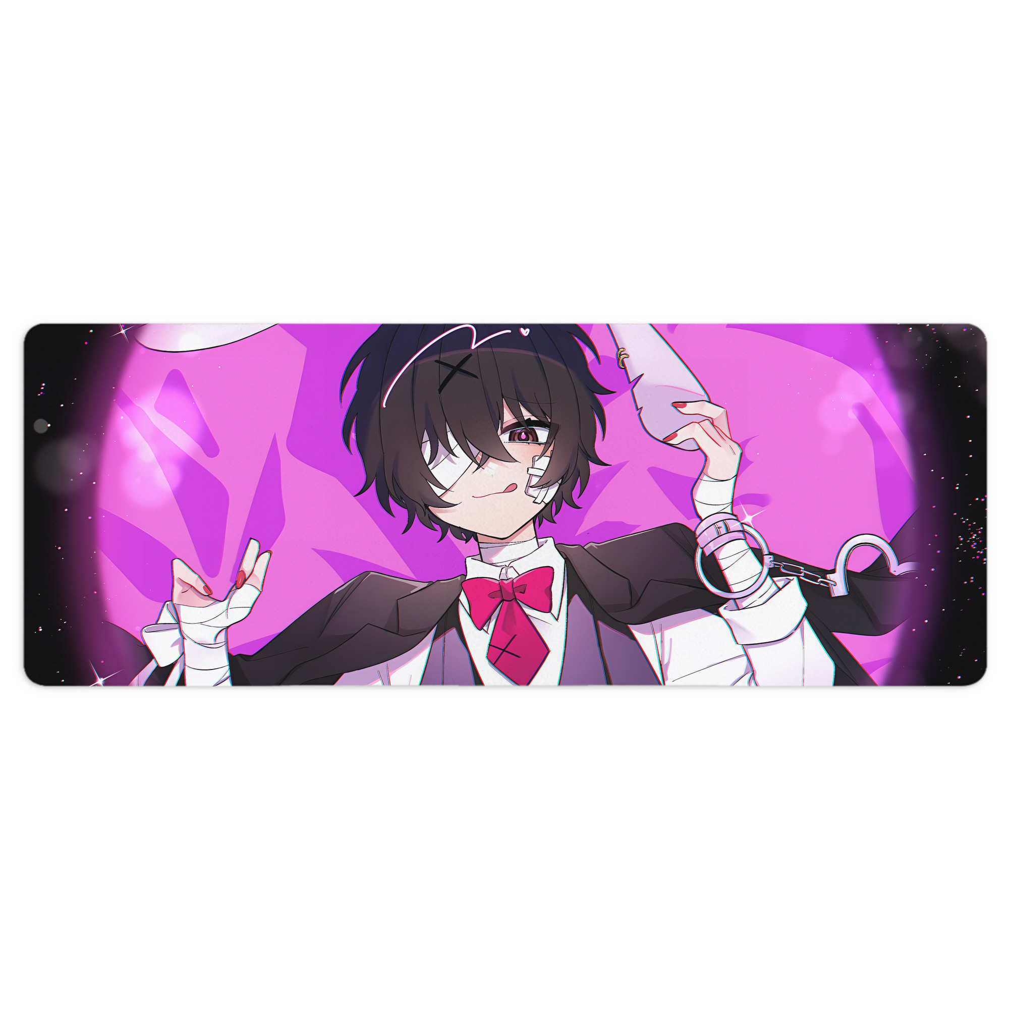 （画像用） 文豪ストレイドッグス Bungo Stray Dogs ステッチ加工 大判デスクマット／滑り止めマウスパッド