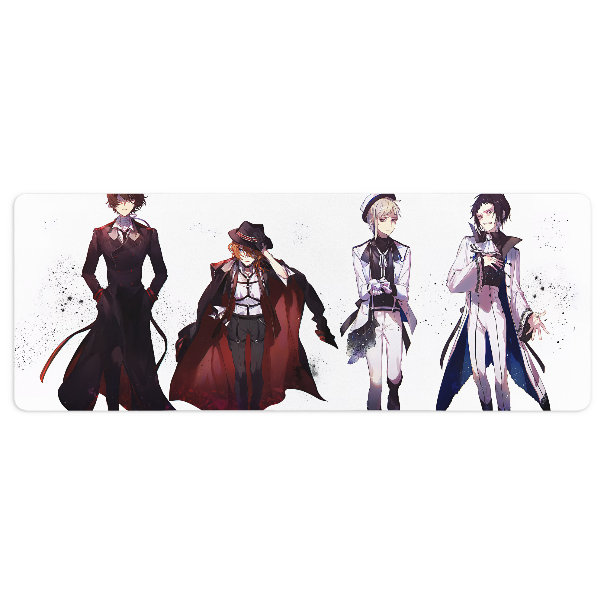 （画像用） 文豪ストレイドッグス Bungo Stray Dogs ステッチ加工 大判デスクマット／滑り止めマウスパッド