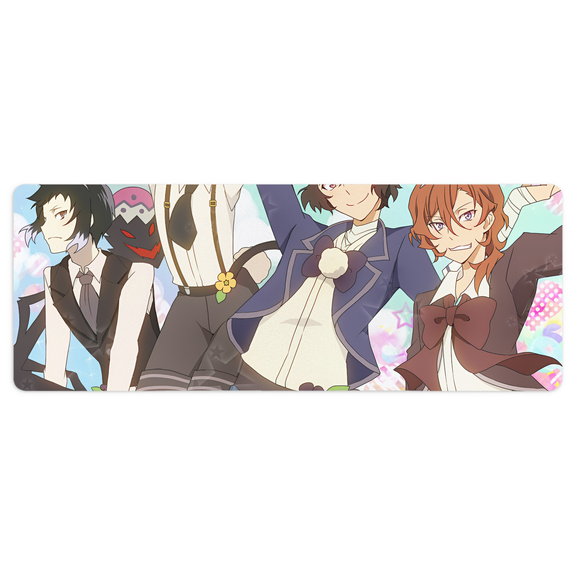 （画像用） 文豪ストレイドッグス Bungo Stray Dogs ステッチ加工 大判デスクマット／滑り止めマウスパッド