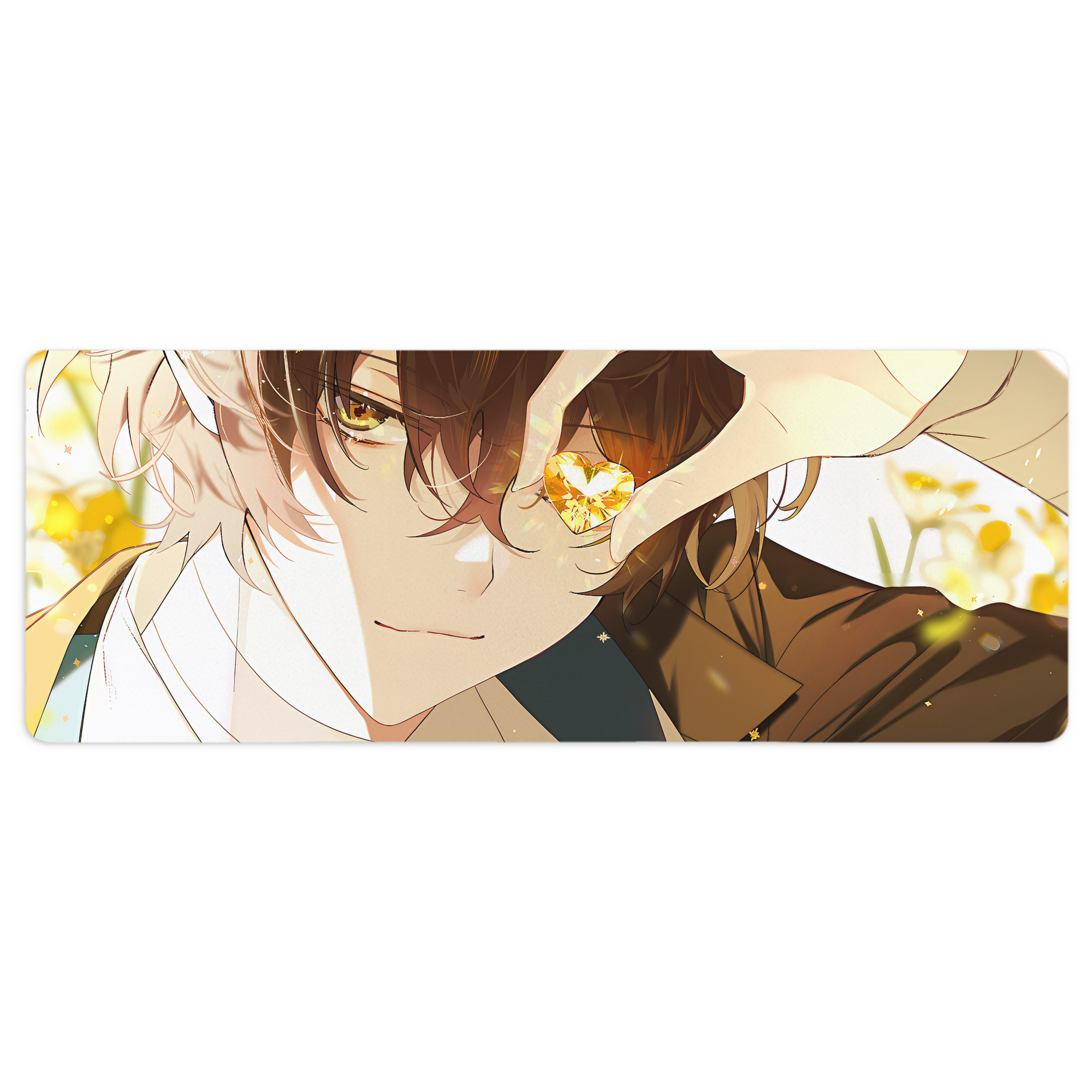 （画像用） 文豪ストレイドッグス Bungo Stray Dogs ステッチ加工 大判デスクマット／滑り止めマウスパッド
