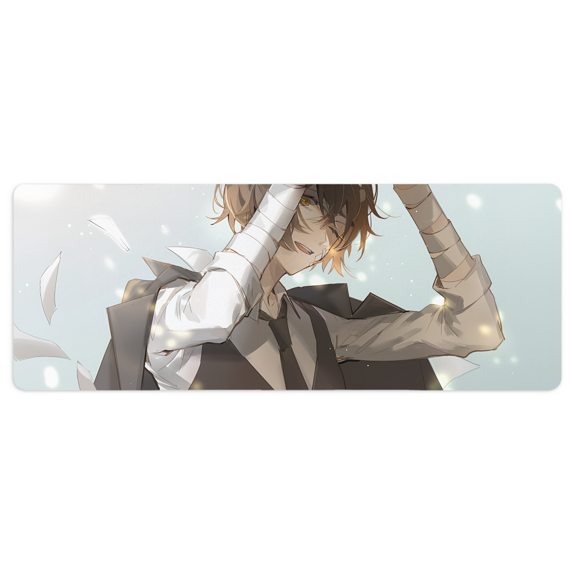 （画像用） 文豪ストレイドッグス Bungo Stray Dogs ステッチ加工 大判デスクマット／滑り止めマウスパッド