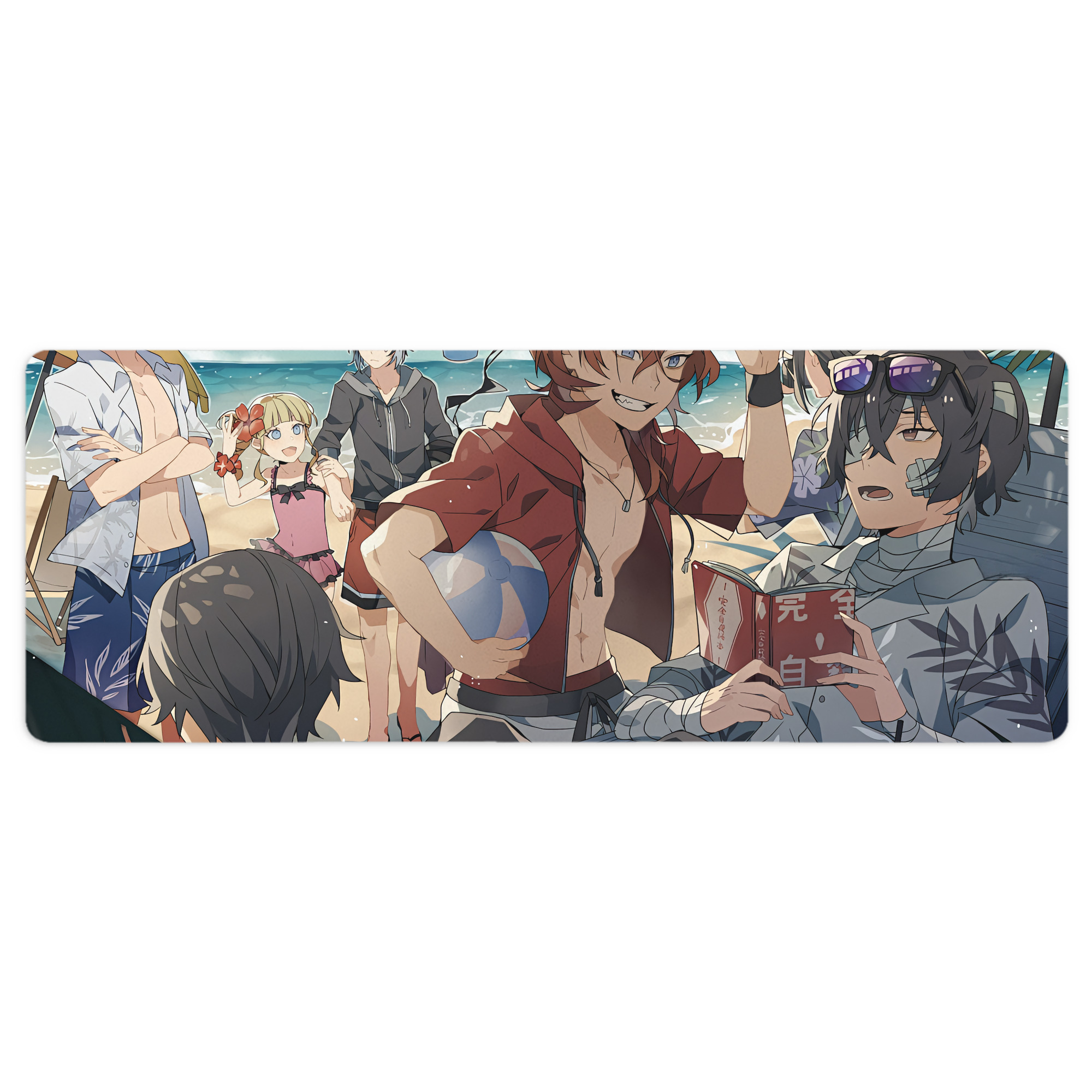 （画像用） 文豪ストレイドッグス Bungo Stray Dogs ステッチ加工 大判デスクマット／滑り止めマウスパッド