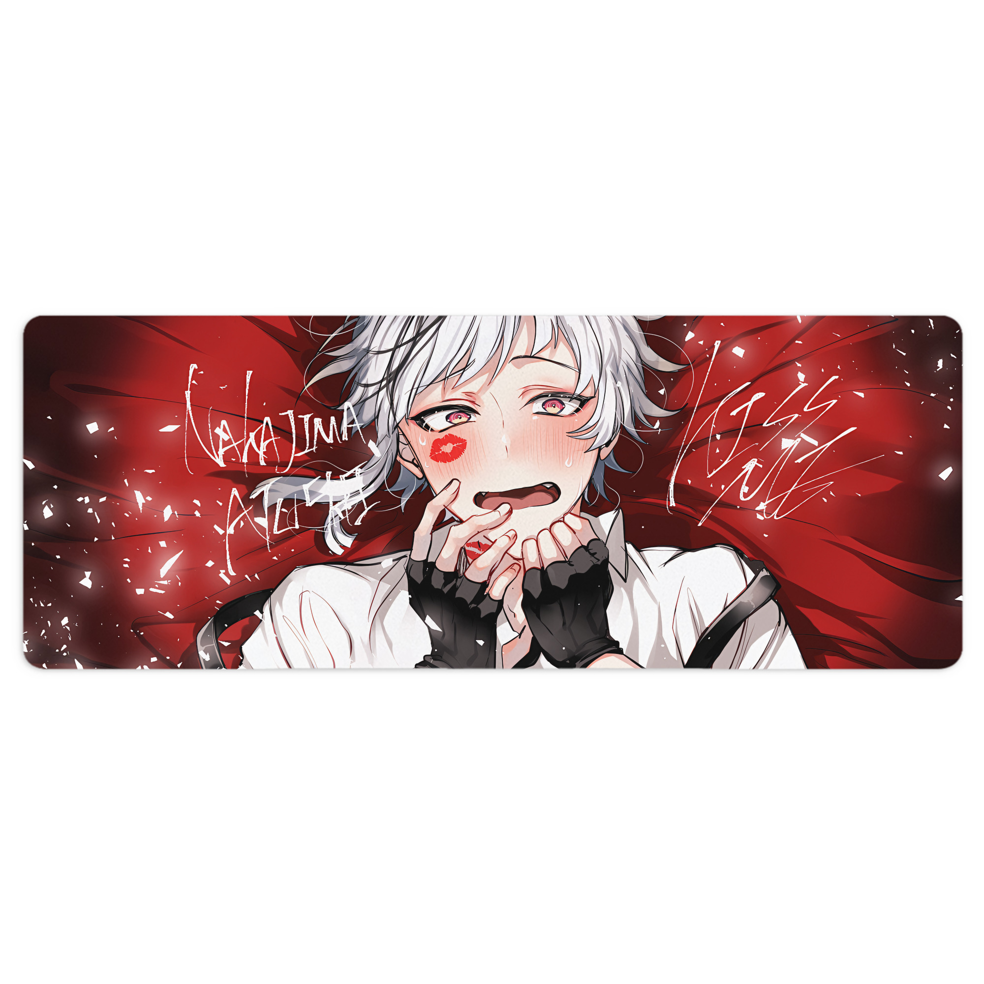 （画像用） 文豪ストレイドッグス Bungo Stray Dogs ステッチ加工 大判デスクマット／滑り止めマウスパッド