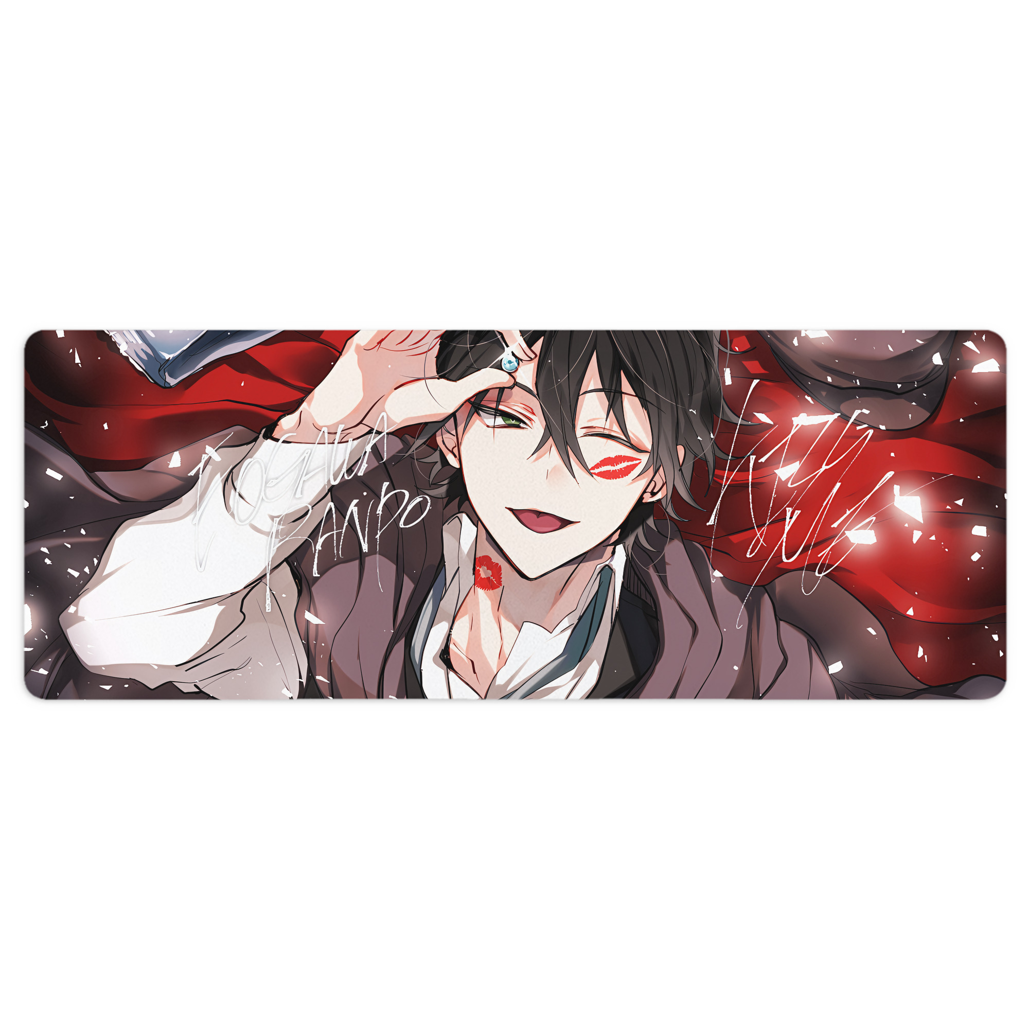 （画像用） 文豪ストレイドッグス Bungo Stray Dogs ステッチ加工 大判デスクマット／滑り止めマウスパッド