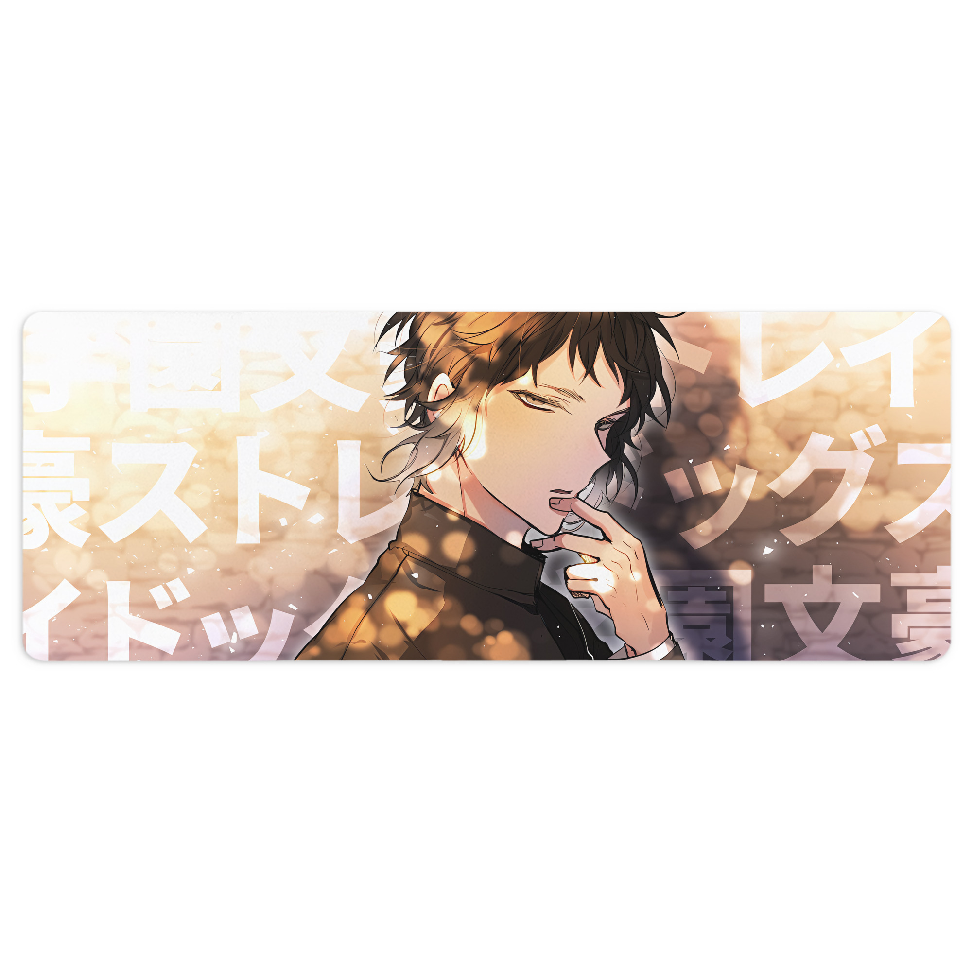 （画像用） 文豪ストレイドッグス Bungo Stray Dogs ステッチ加工 大判デスクマット／滑り止めマウスパッド