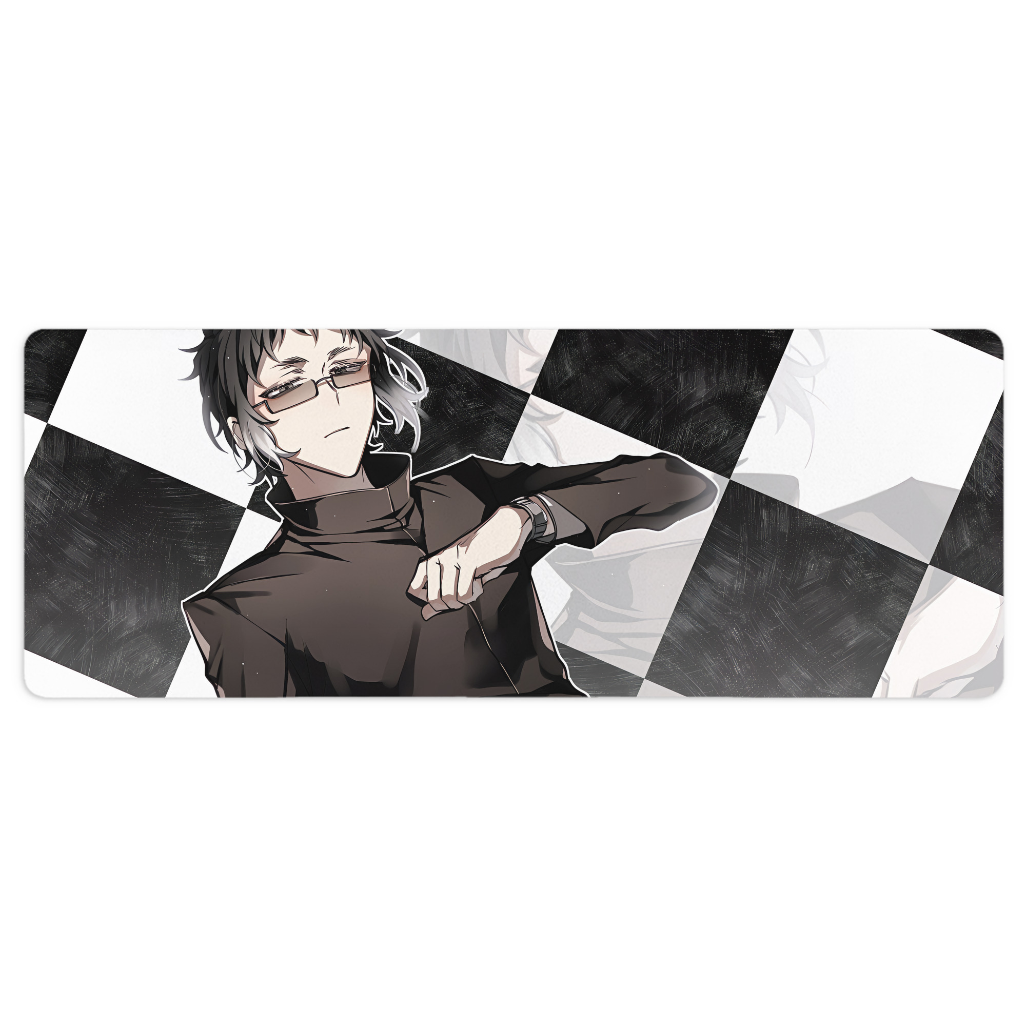 （画像用） 文豪ストレイドッグス Bungo Stray Dogs ステッチ加工 大判デスクマット／滑り止めマウスパッド