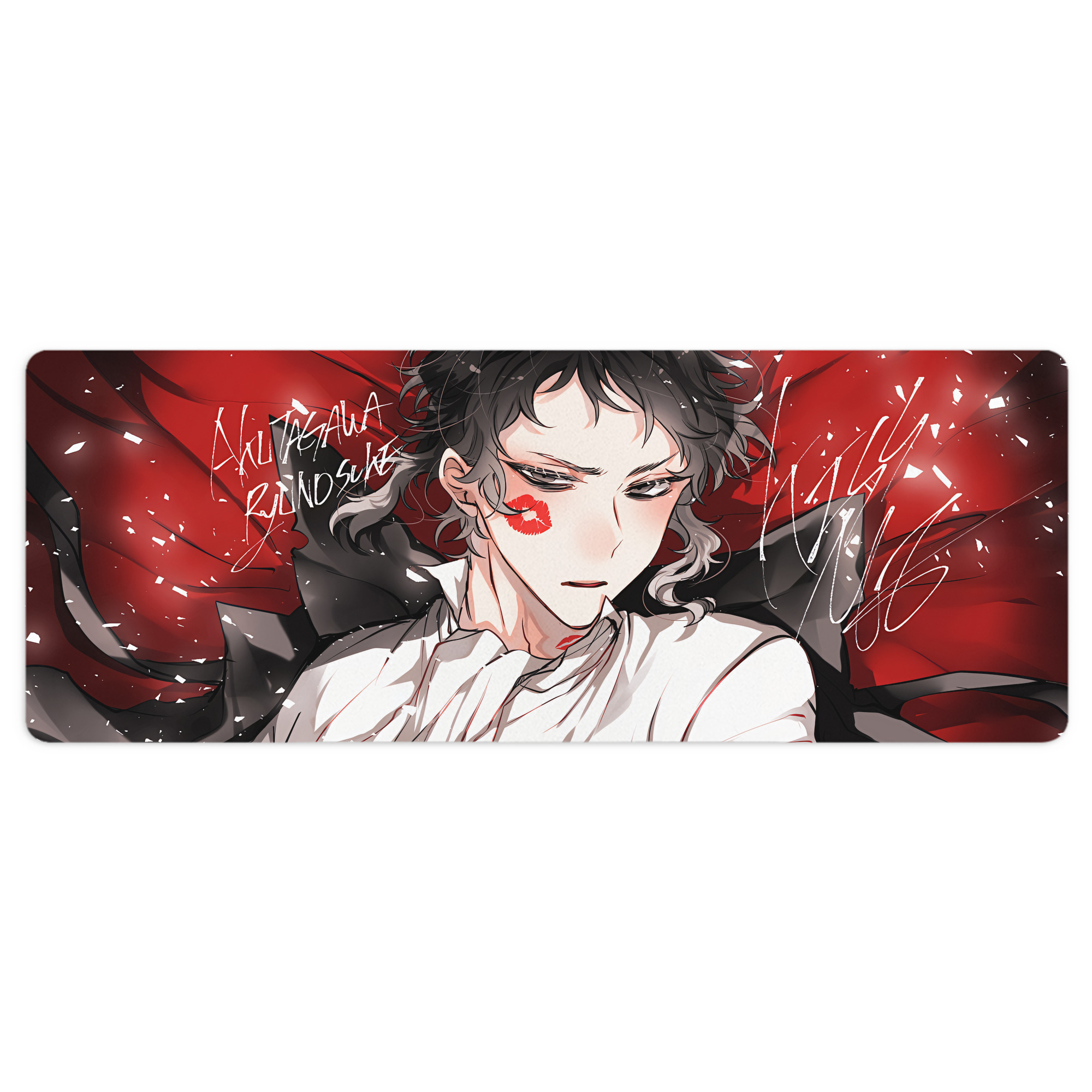（画像用） 文豪ストレイドッグス Bungo Stray Dogs ステッチ加工 大判デスクマット／滑り止めマウスパッド
