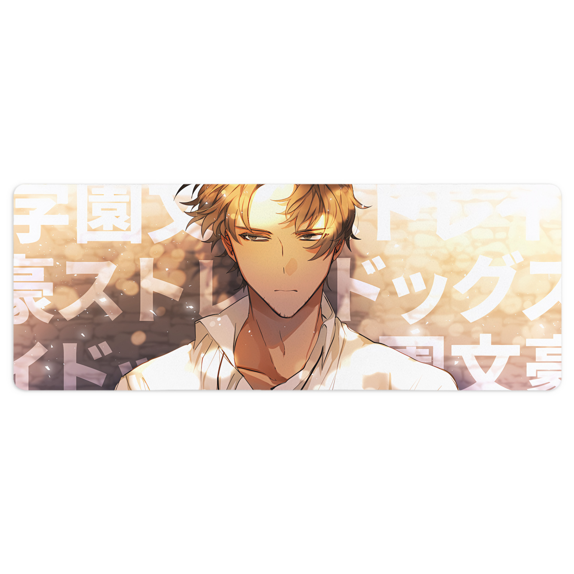 （画像用） 文豪ストレイドッグス Bungo Stray Dogs ステッチ加工 大判デスクマット／滑り止めマウスパッド