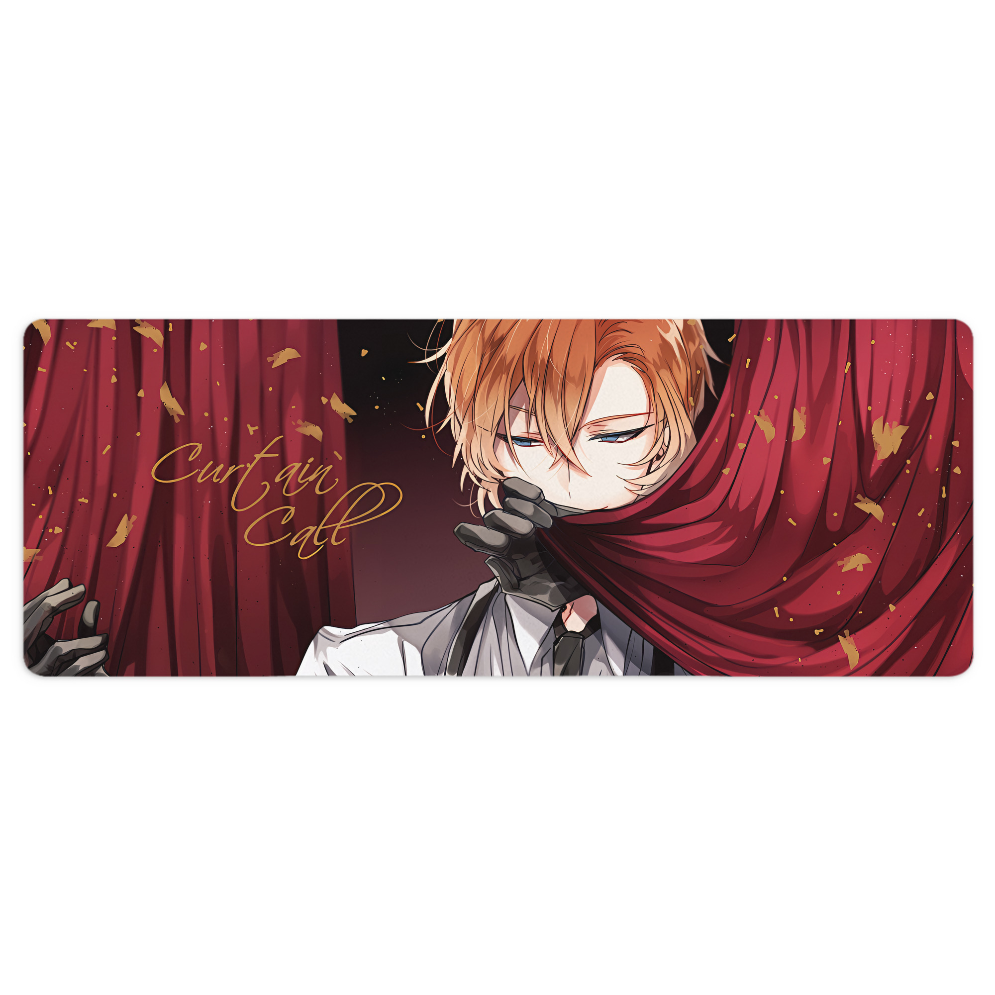 （画像用） 文豪ストレイドッグス Bungo Stray Dogs ステッチ加工 大判デスクマット／滑り止めマウスパッド