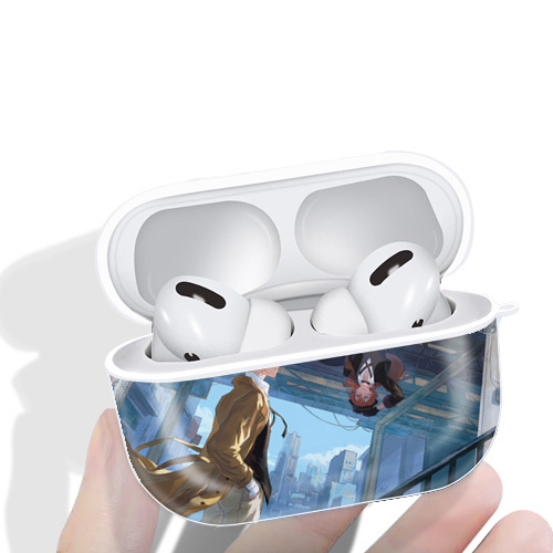 文豪ストレイドッグス Bungo Stray Dogs 【AirPods Pro用】ハードシェル保護ケース 耐衝撃・防指紋・カラビナ付き商品仕様