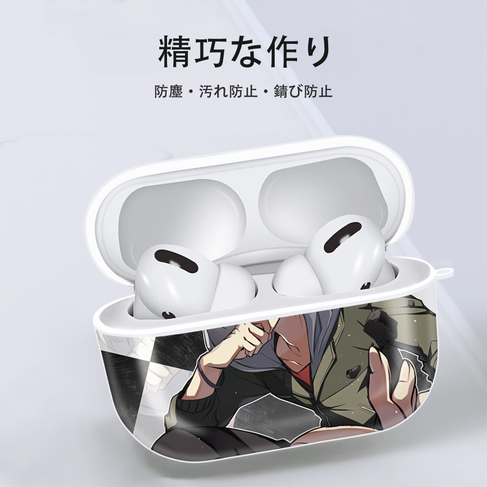 文豪ストレイドッグス Bungo Stray Dogs 【AirPods Pro用】ハードシェル保護ケース 耐衝撃・防指紋・カラビナ付き商品仕様