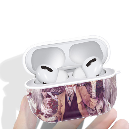 文豪ストレイドッグス Bungo Stray Dogs 【AirPods Pro用】ハードシェル保護ケース 耐衝撃・防指紋・カラビナ付き商品仕様
